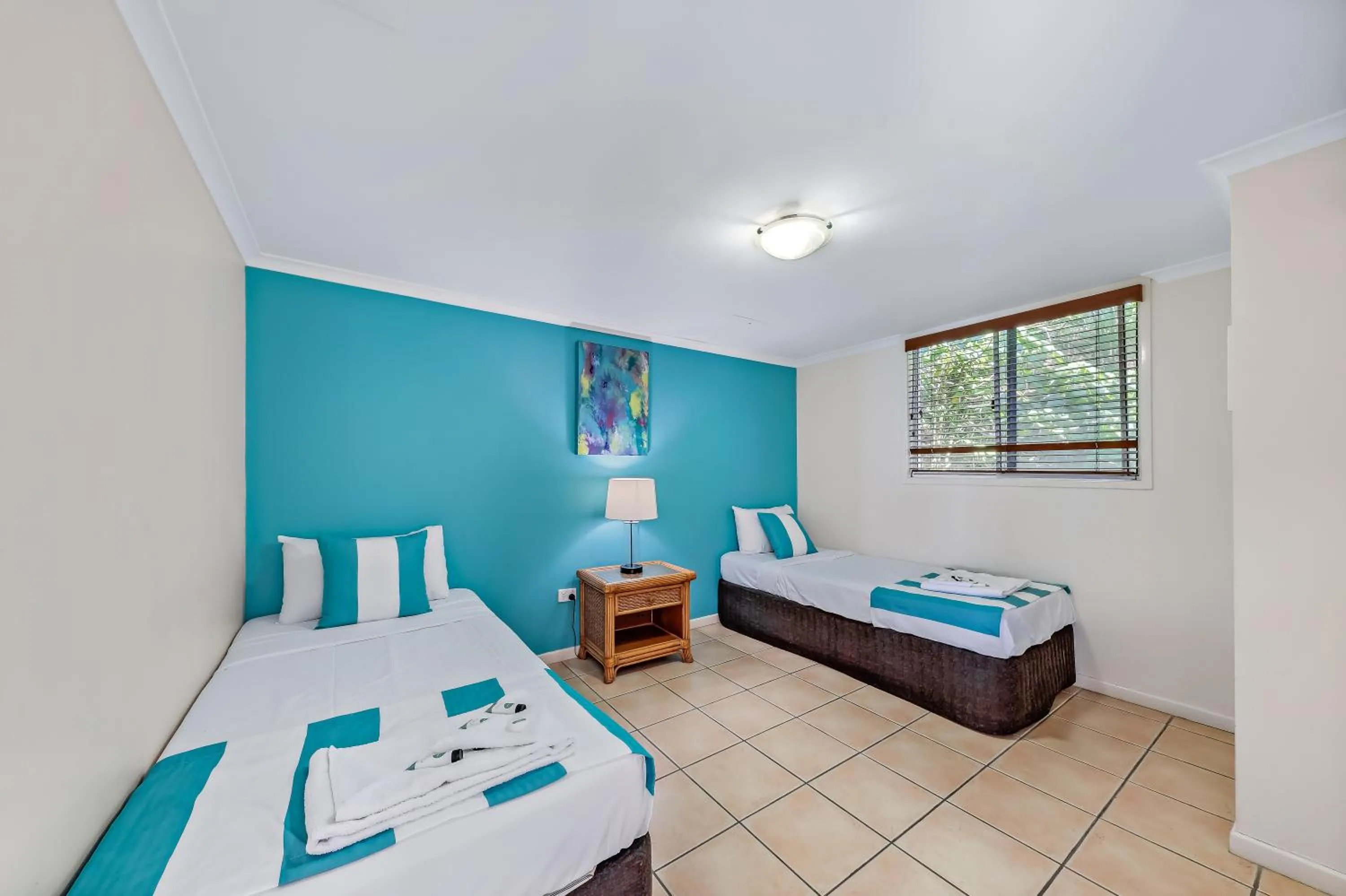 Bed in Shingley Beach Resort - Whitsundays