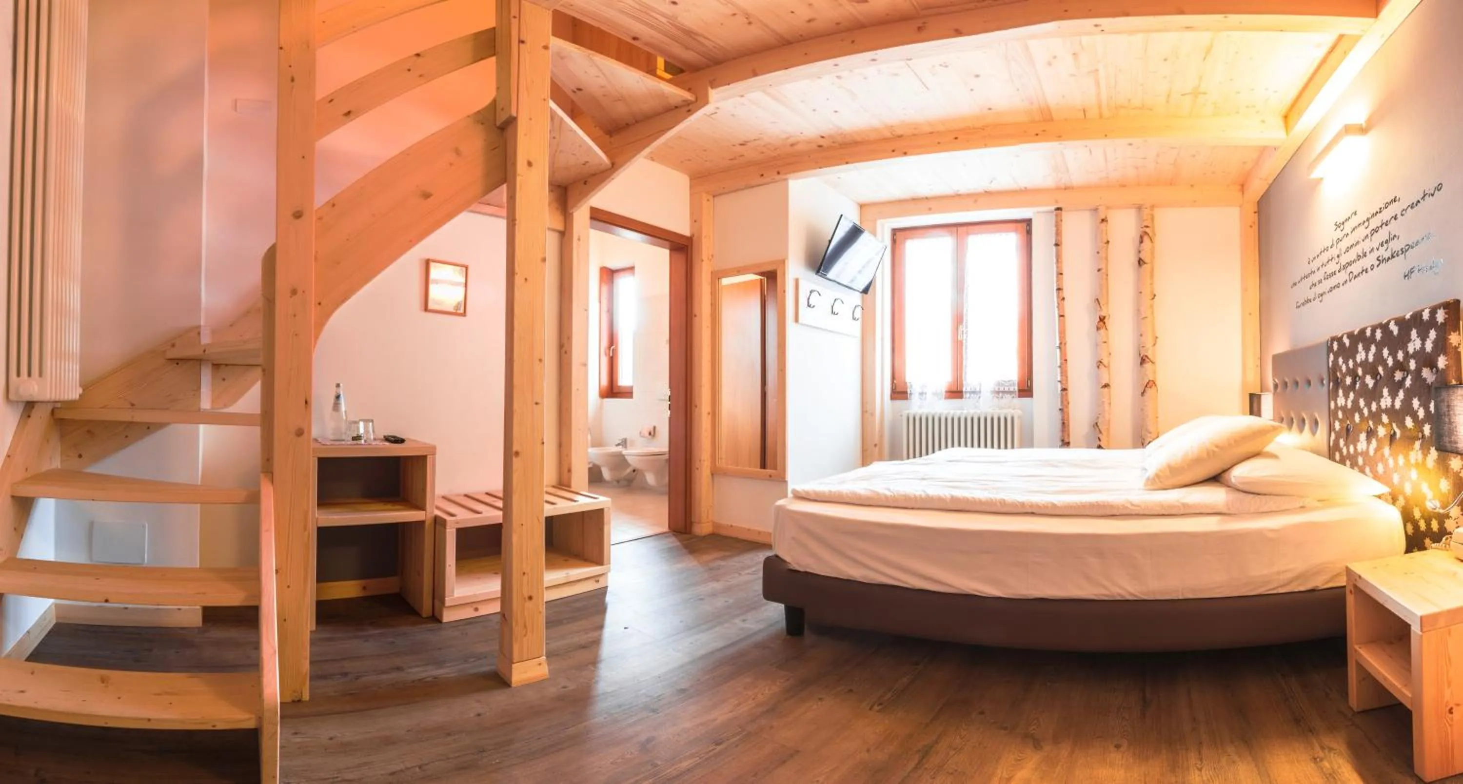 Photo of the whole room, Bed in Albergo Maggiorina