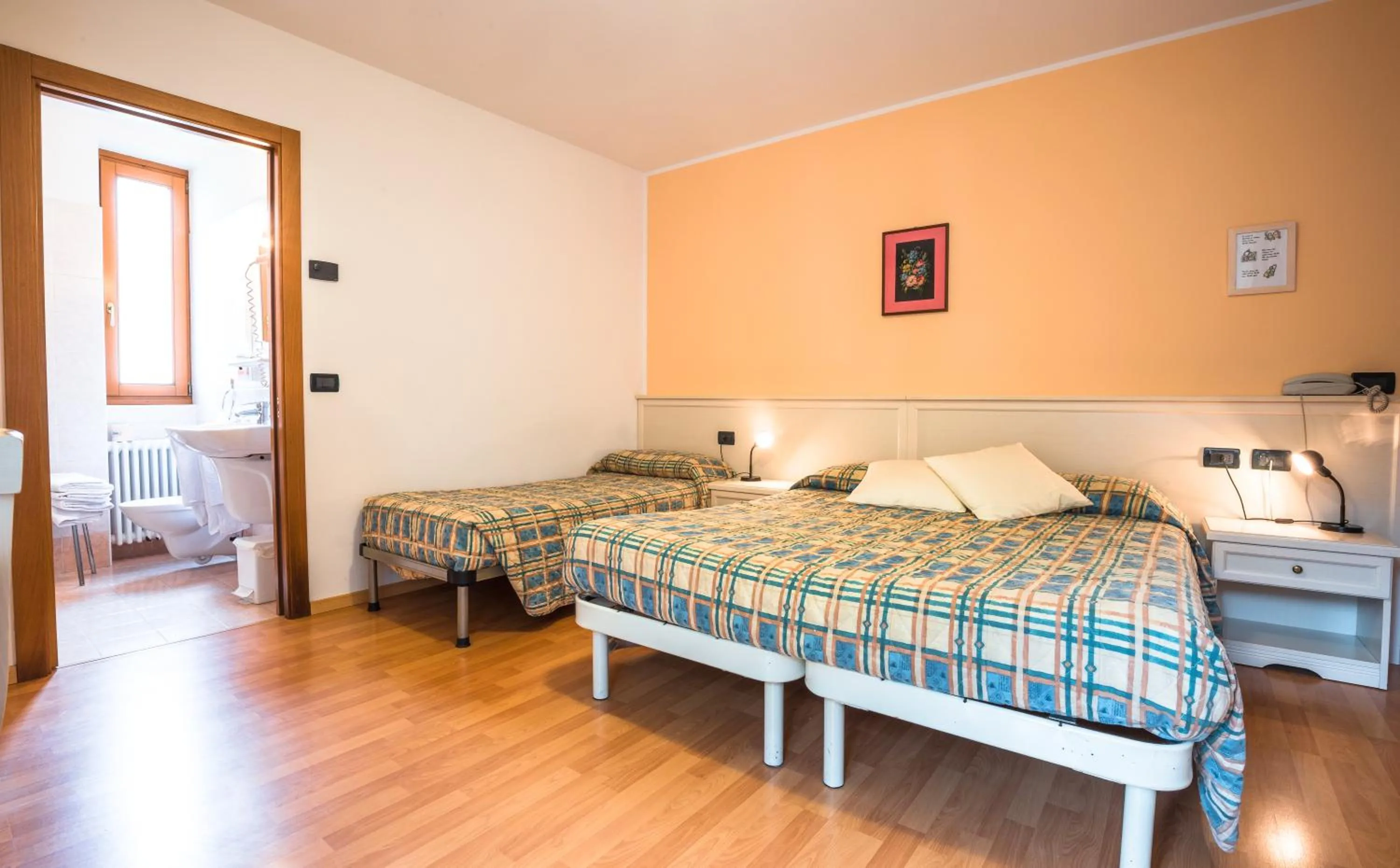 Photo of the whole room, Bed in Albergo Maggiorina