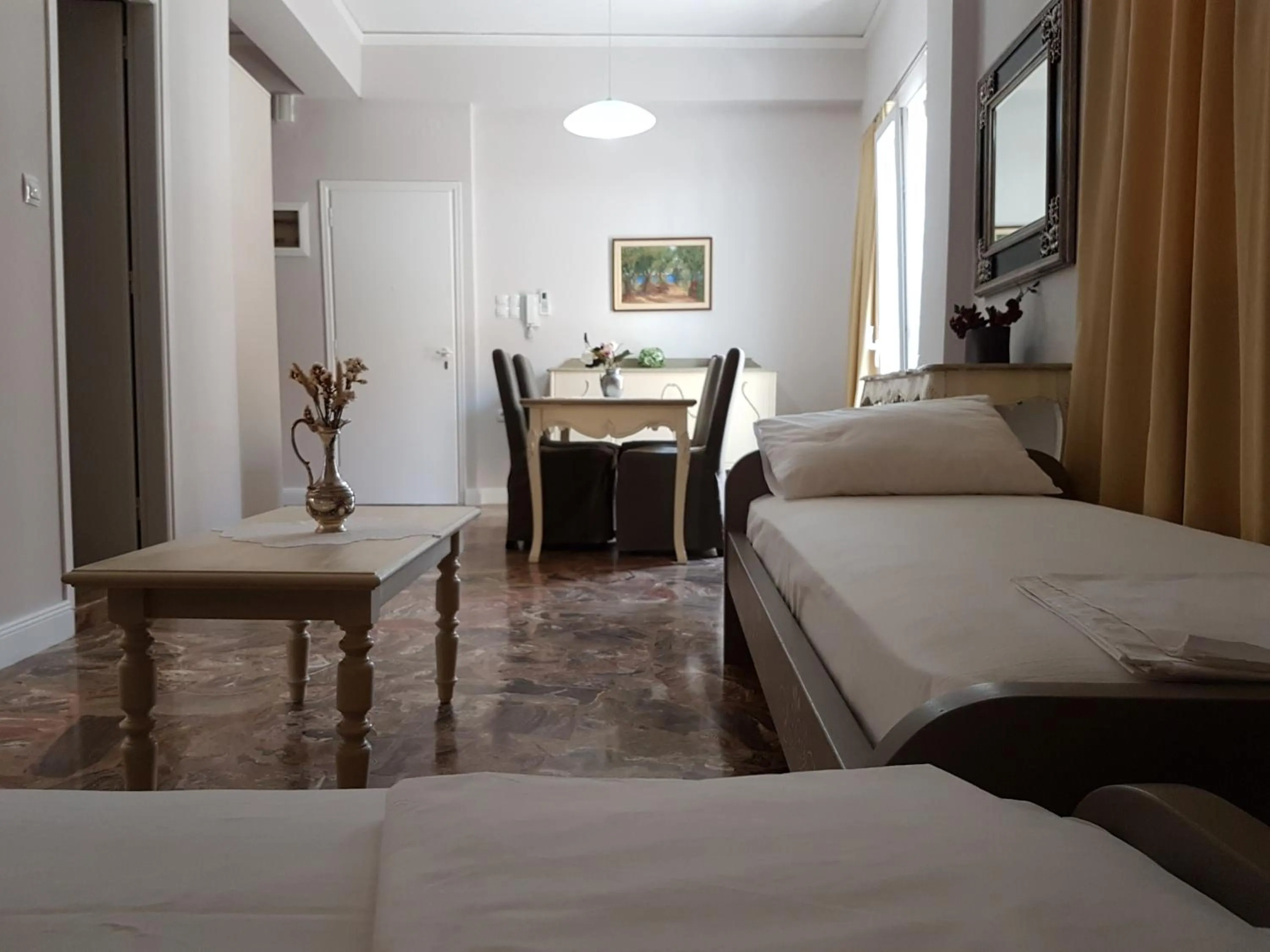 Bed in Heraklion Old Port Apartments