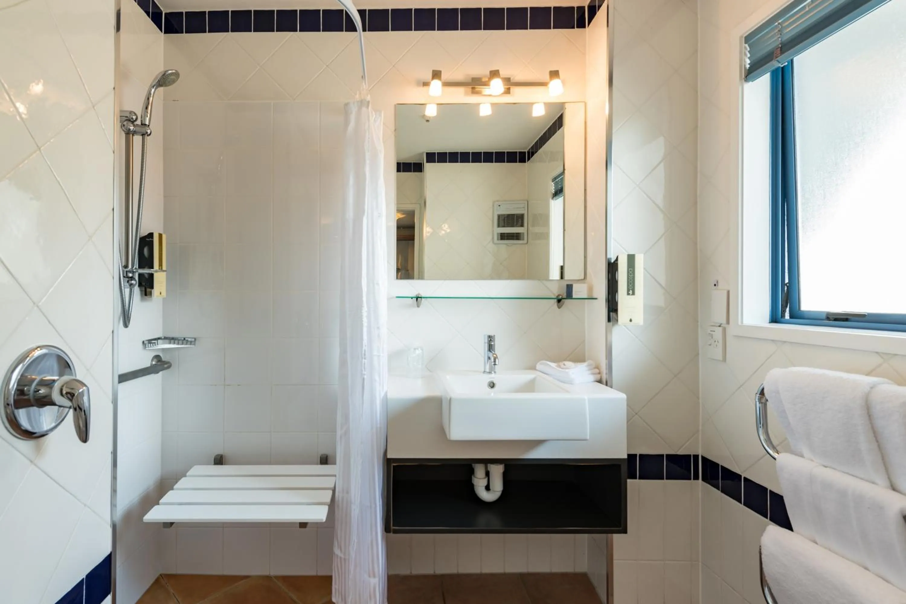 Bathroom in Blue Pacific Apartments