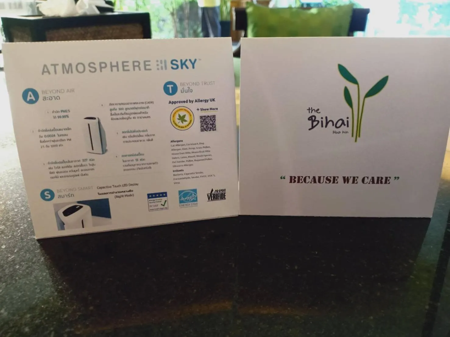 Logo/Certificate/Sign in The Bihai Hua Hin