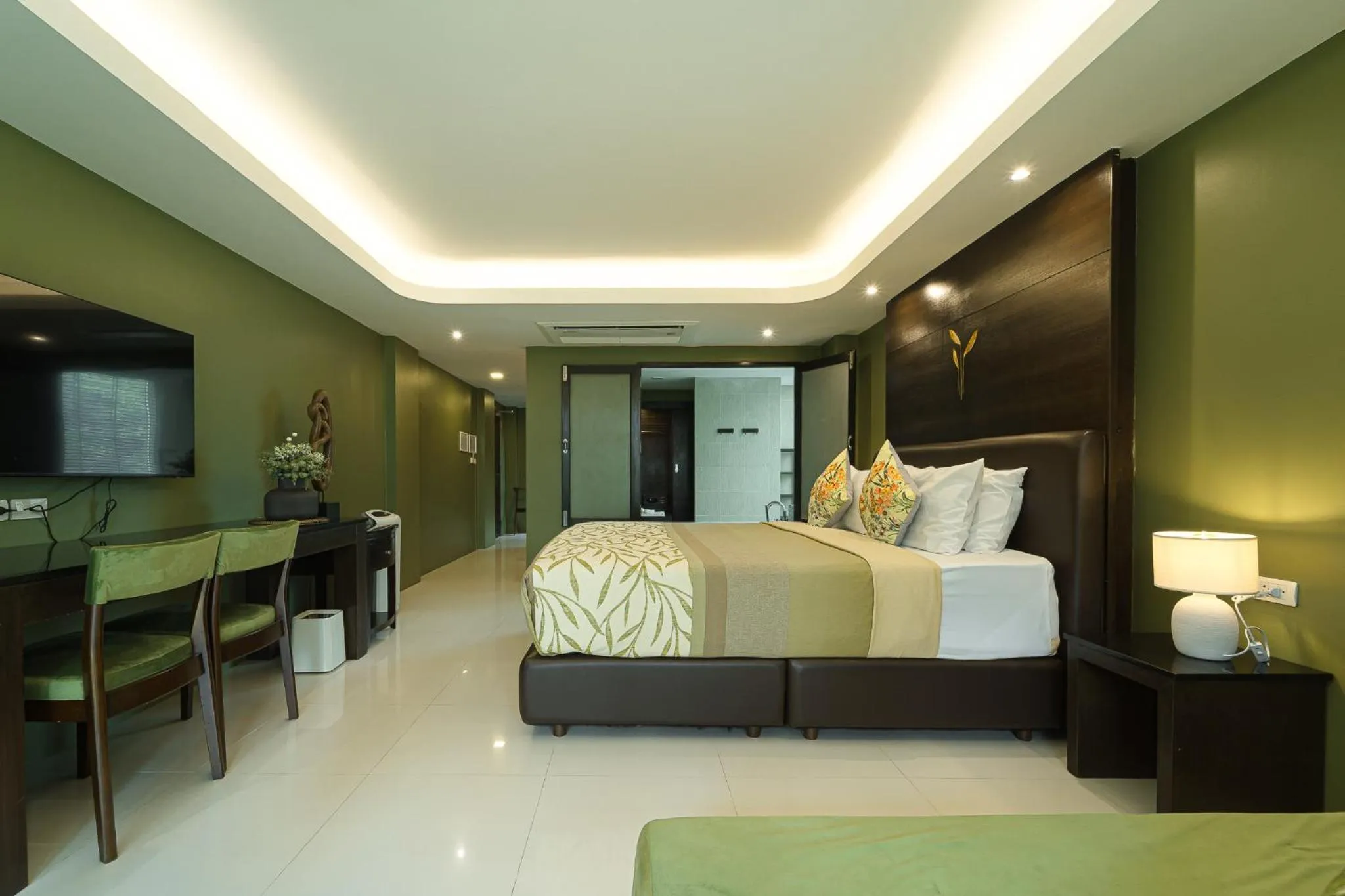 Living room, Bed in The Bihai Hua Hin