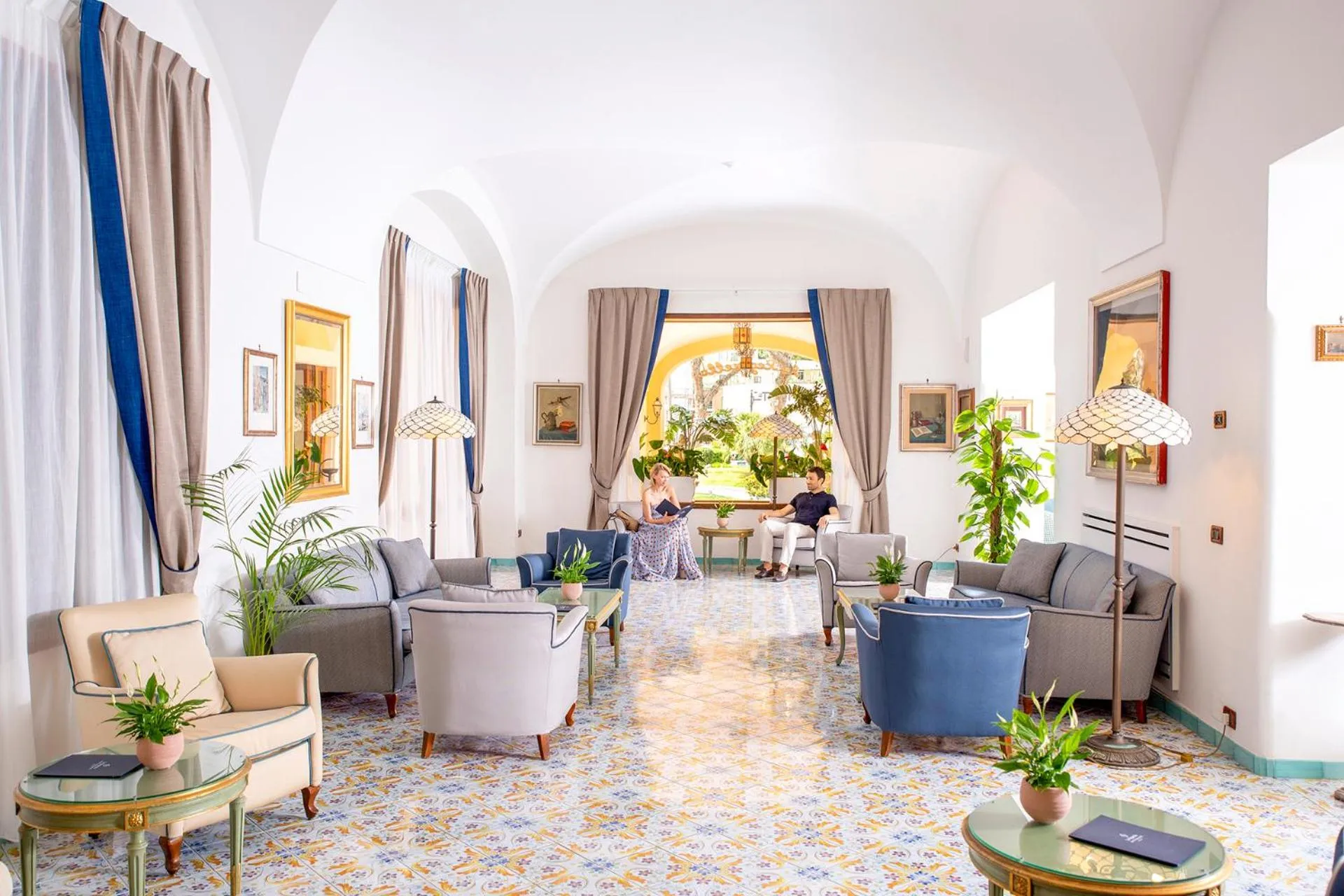 Living room in La Reginella Resort & Spa