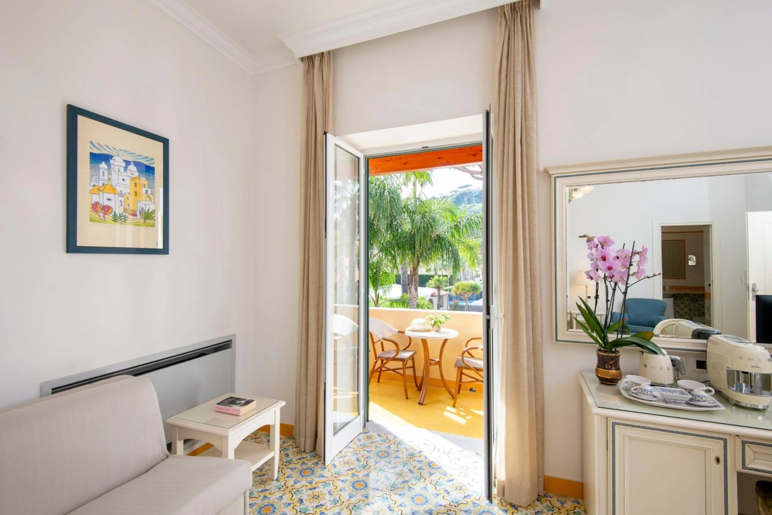 Living room in La Reginella Resort & Spa