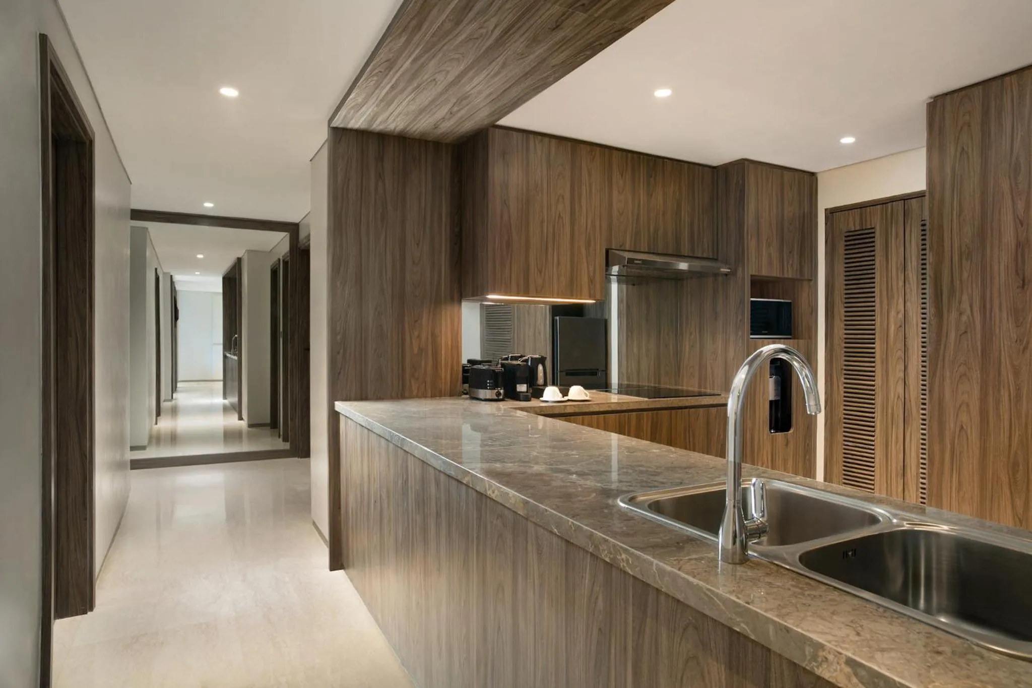 kitchen in Oakwood Suites Kuningan Jakarta