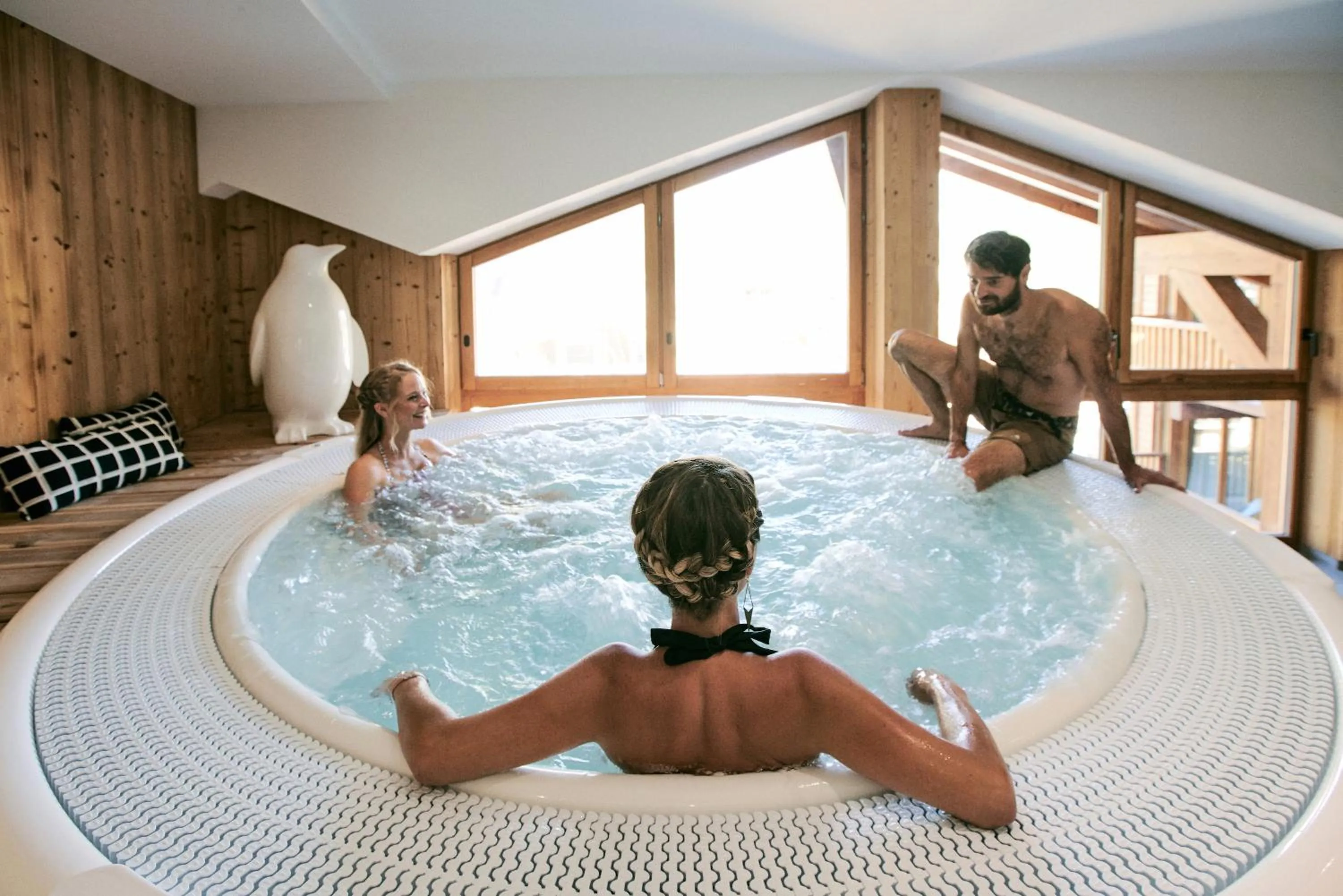 Hot Tub in Hôtel Avancher