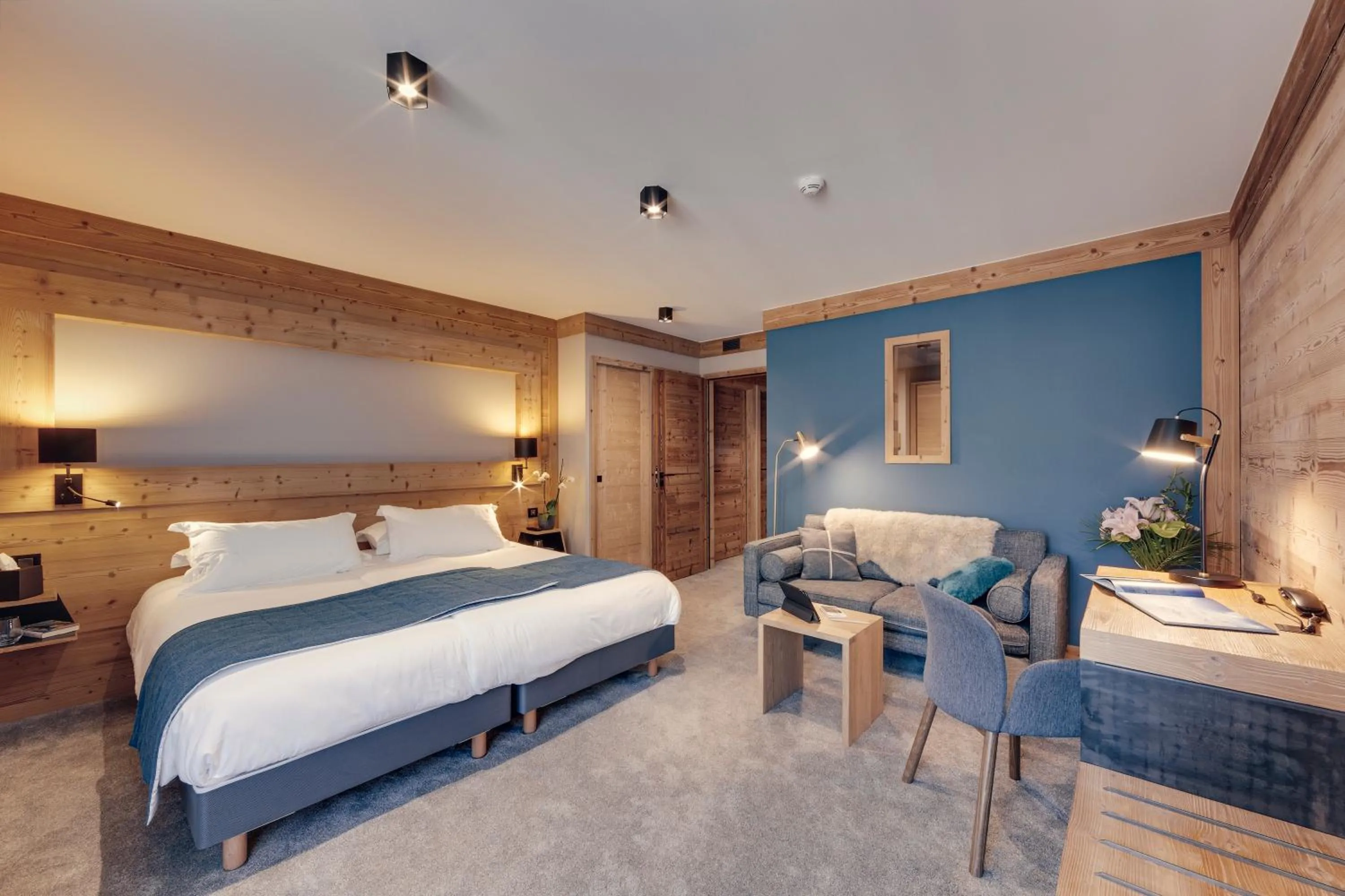 Bed in Hôtel Avancher