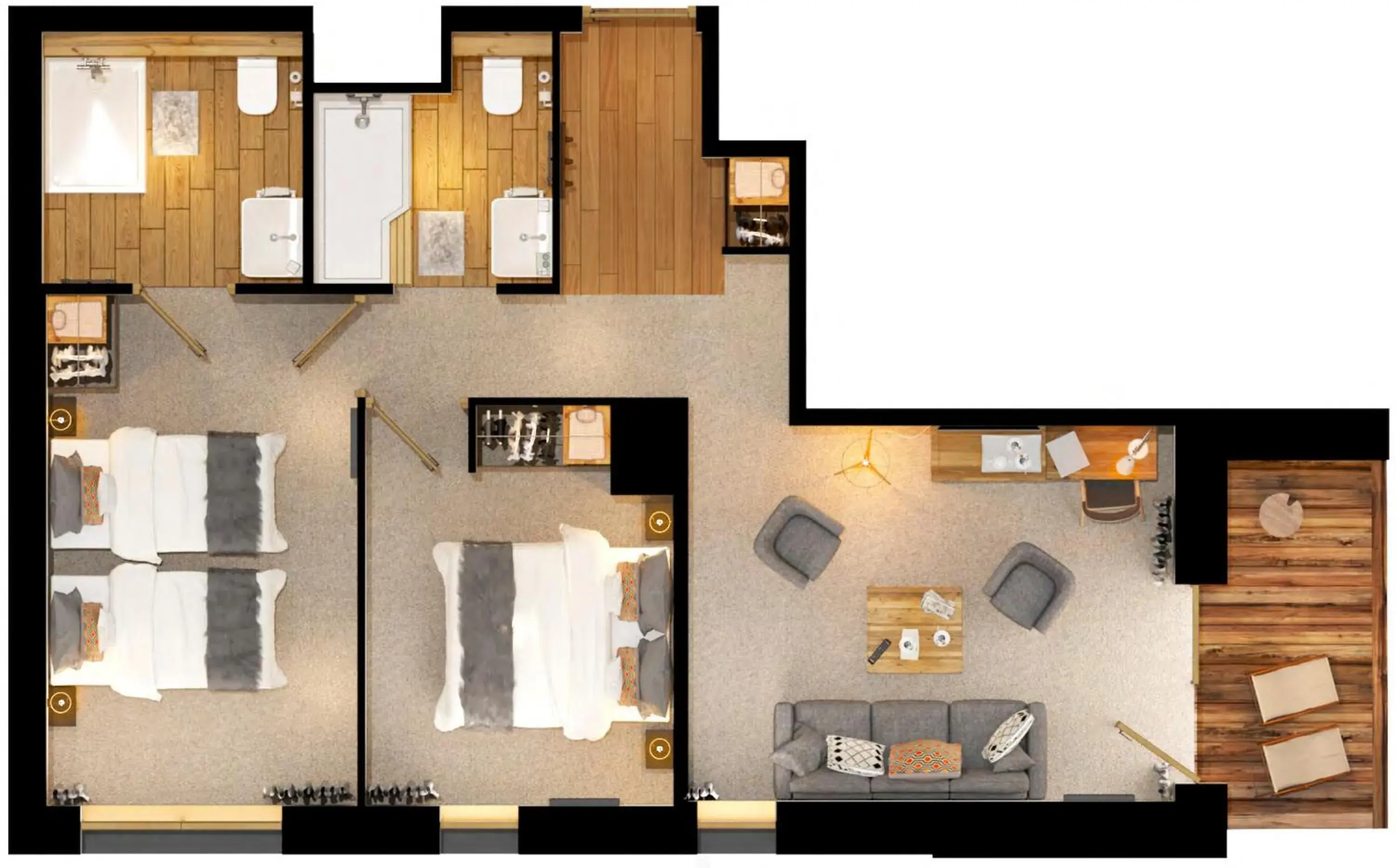 Junior Suite in Hôtel Avancher Junior Suite in Hôtel Avancher