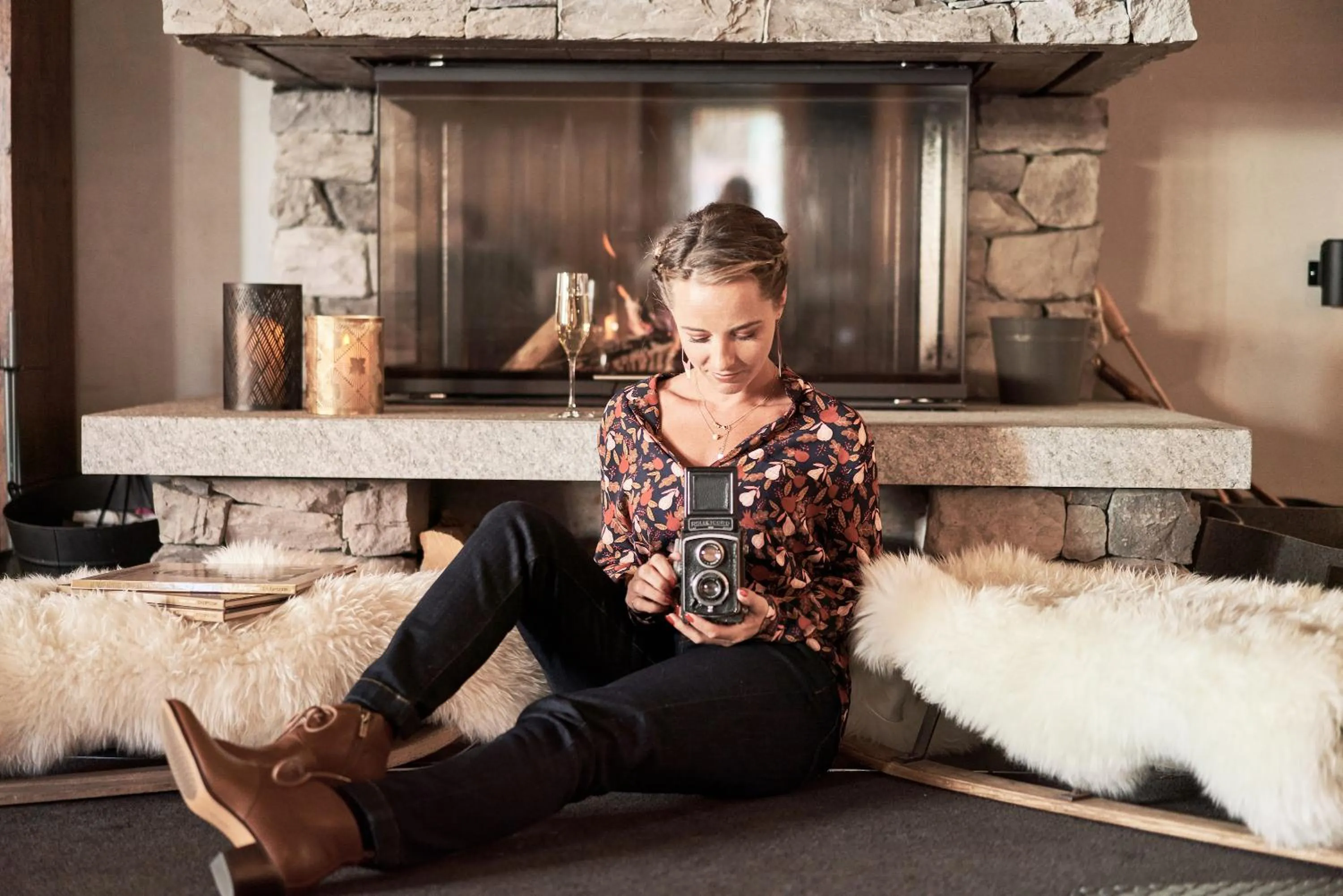 Lounge or bar in Hôtel Avancher