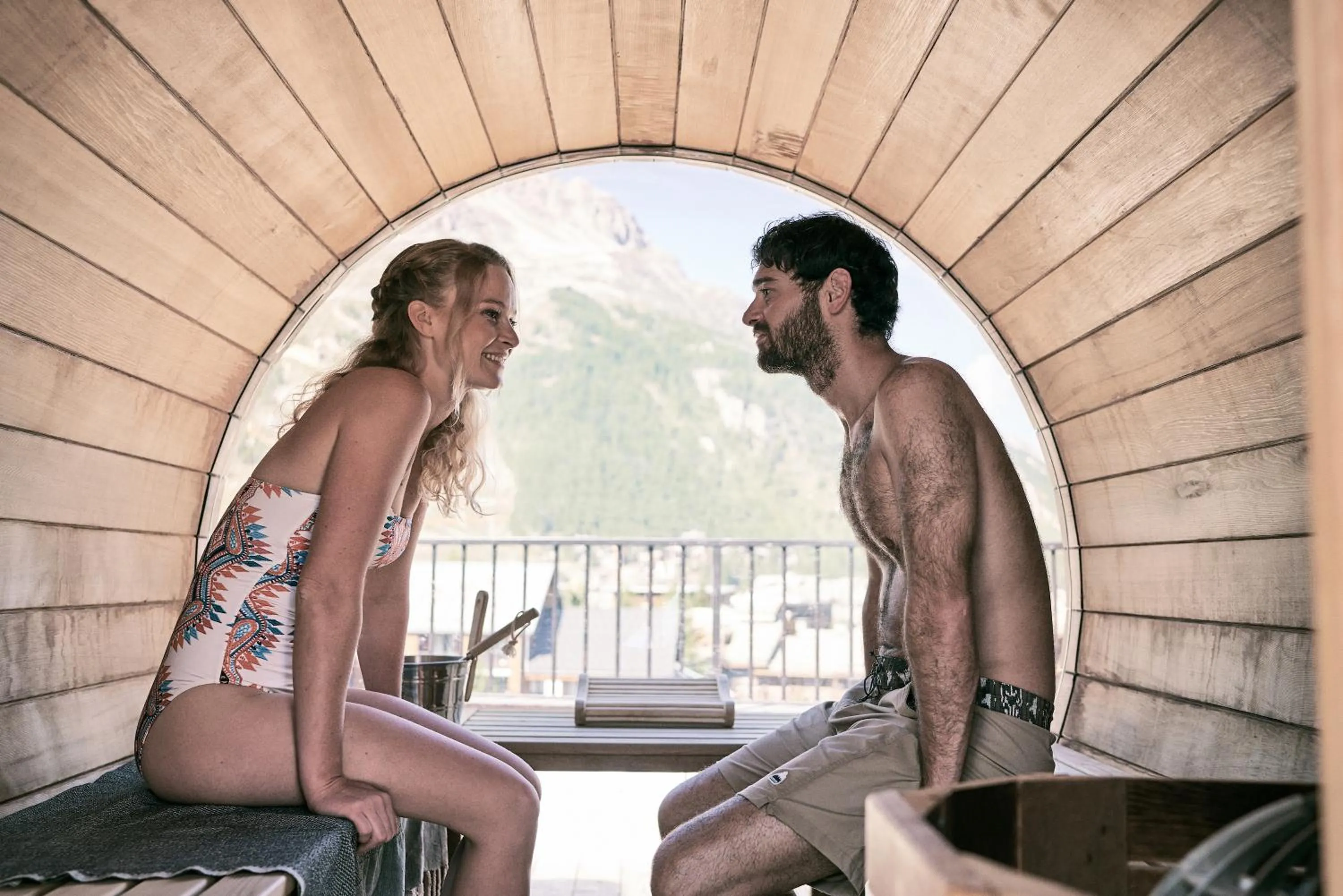 Sauna in Hôtel Avancher