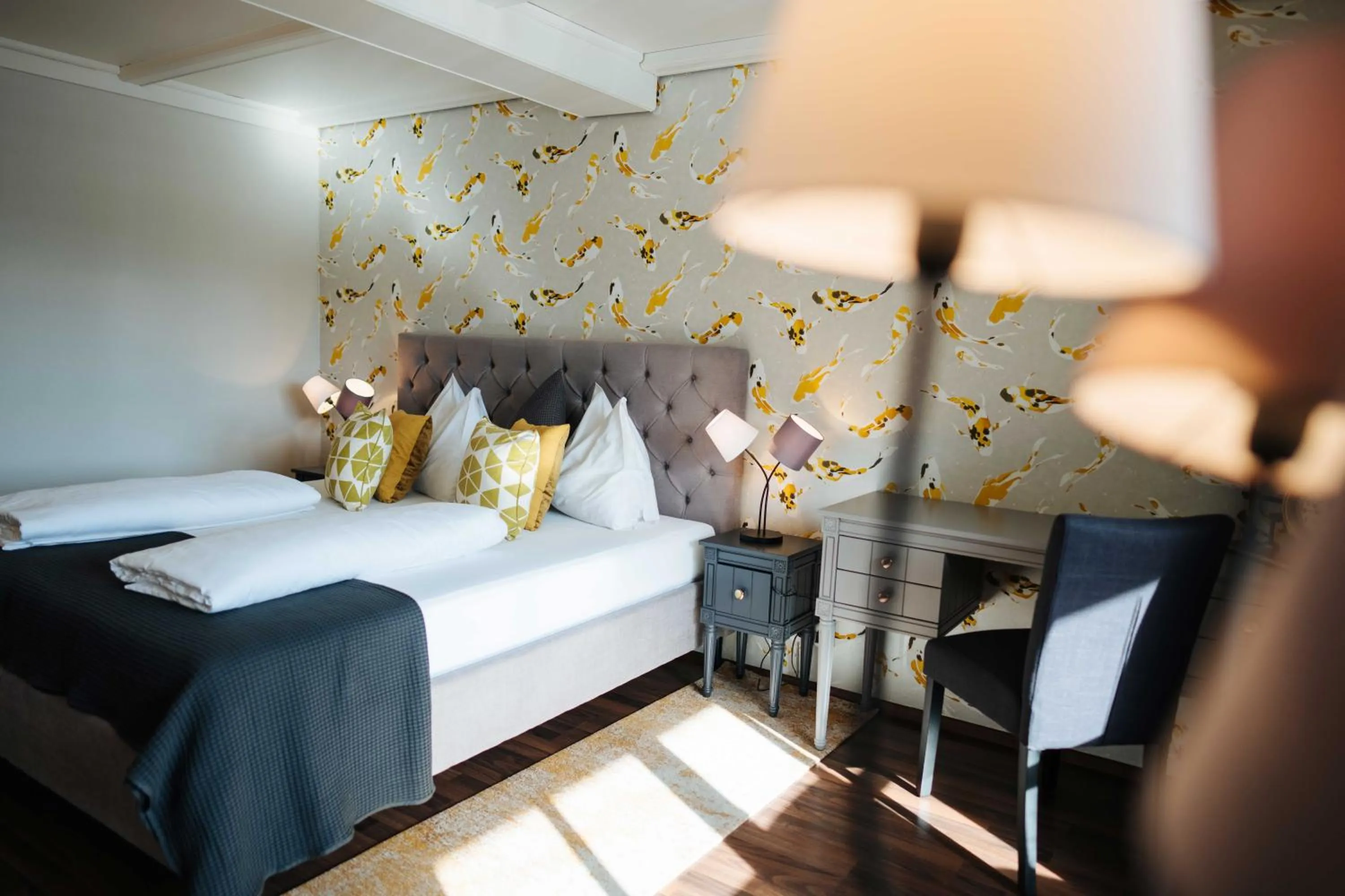 Photo of the whole room, Bed in Landhotel Lindenhof