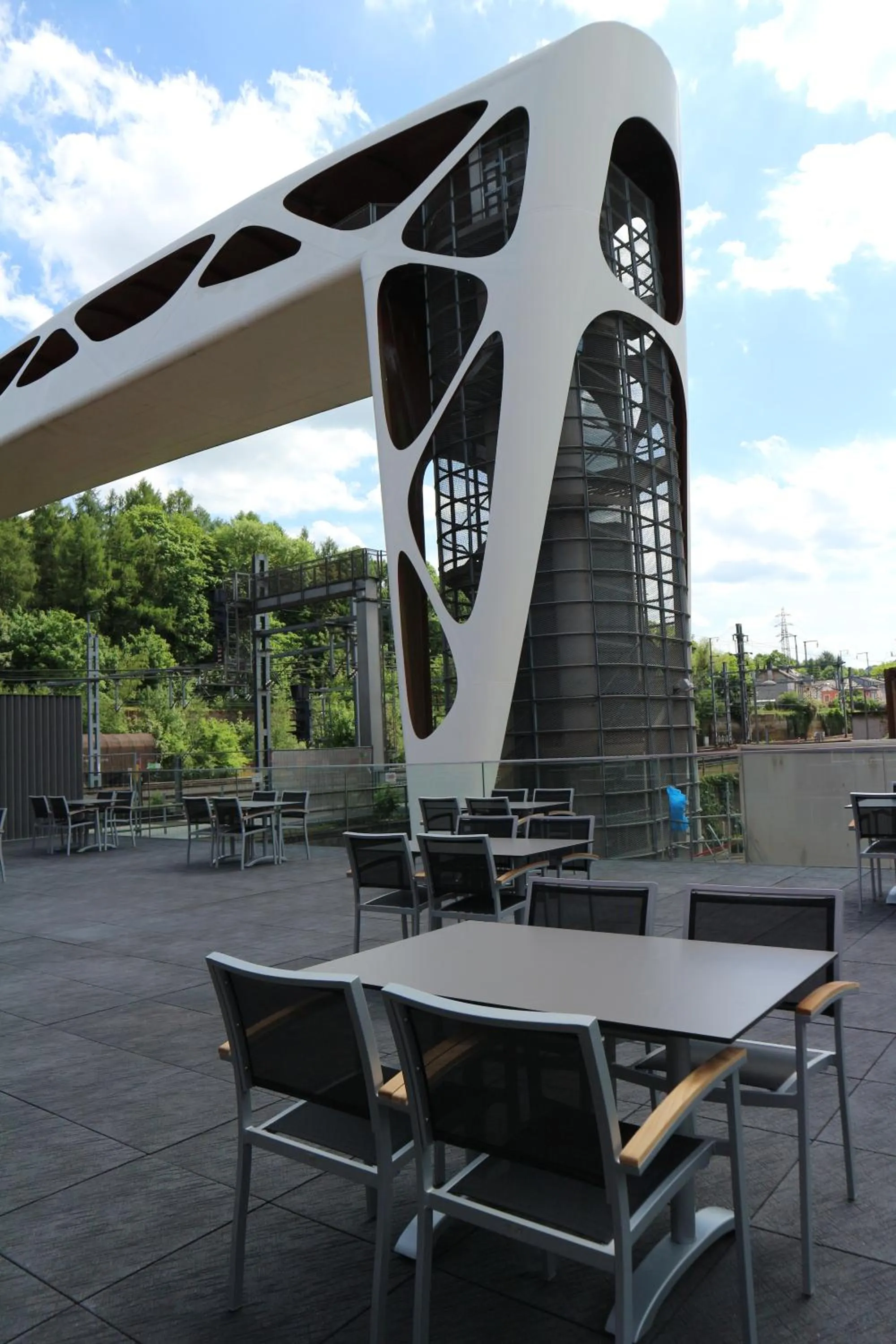 Balcony/Terrace in Youth Hostel Esch/Alzette