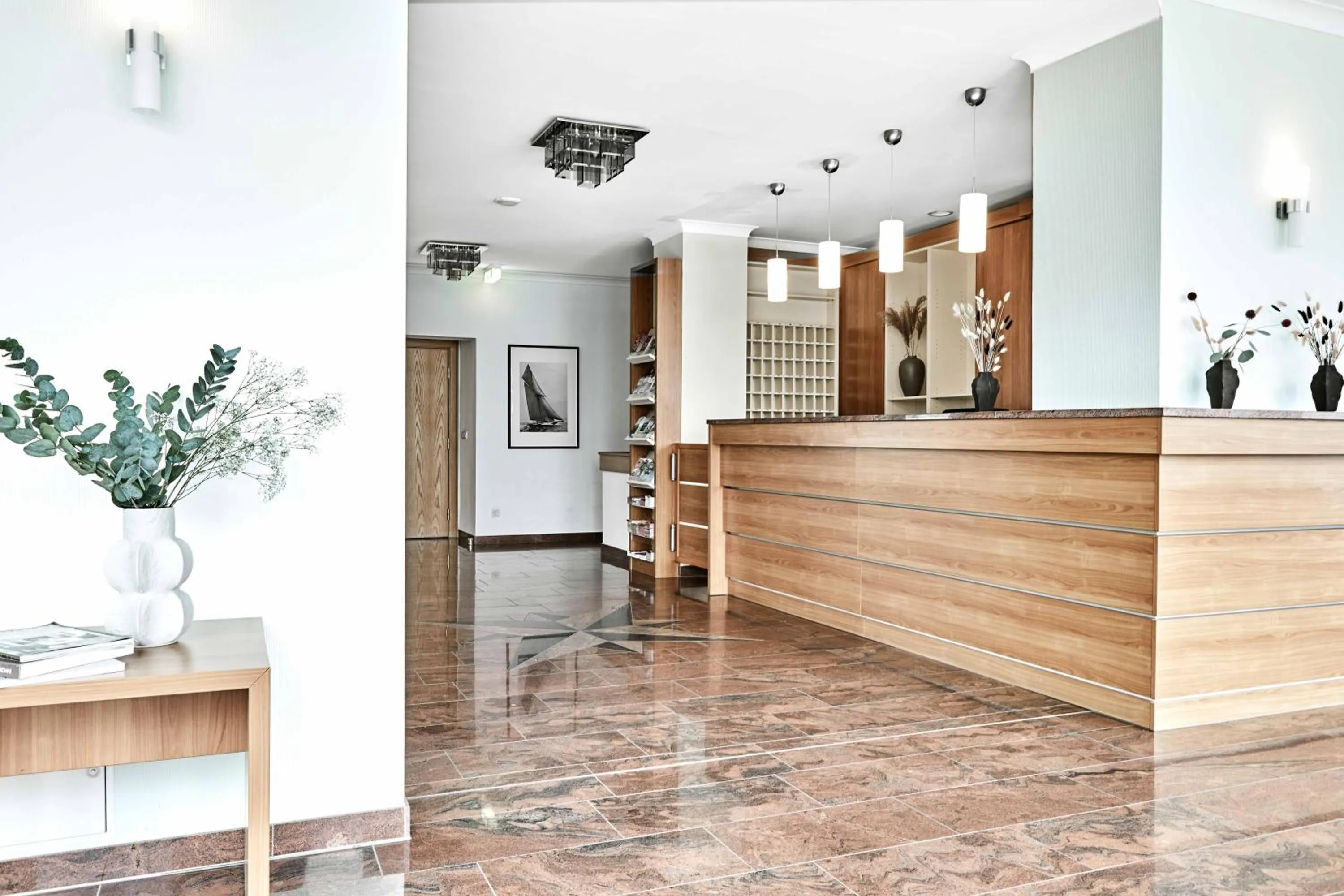 Lobby or reception in Hotel Binzer Hof