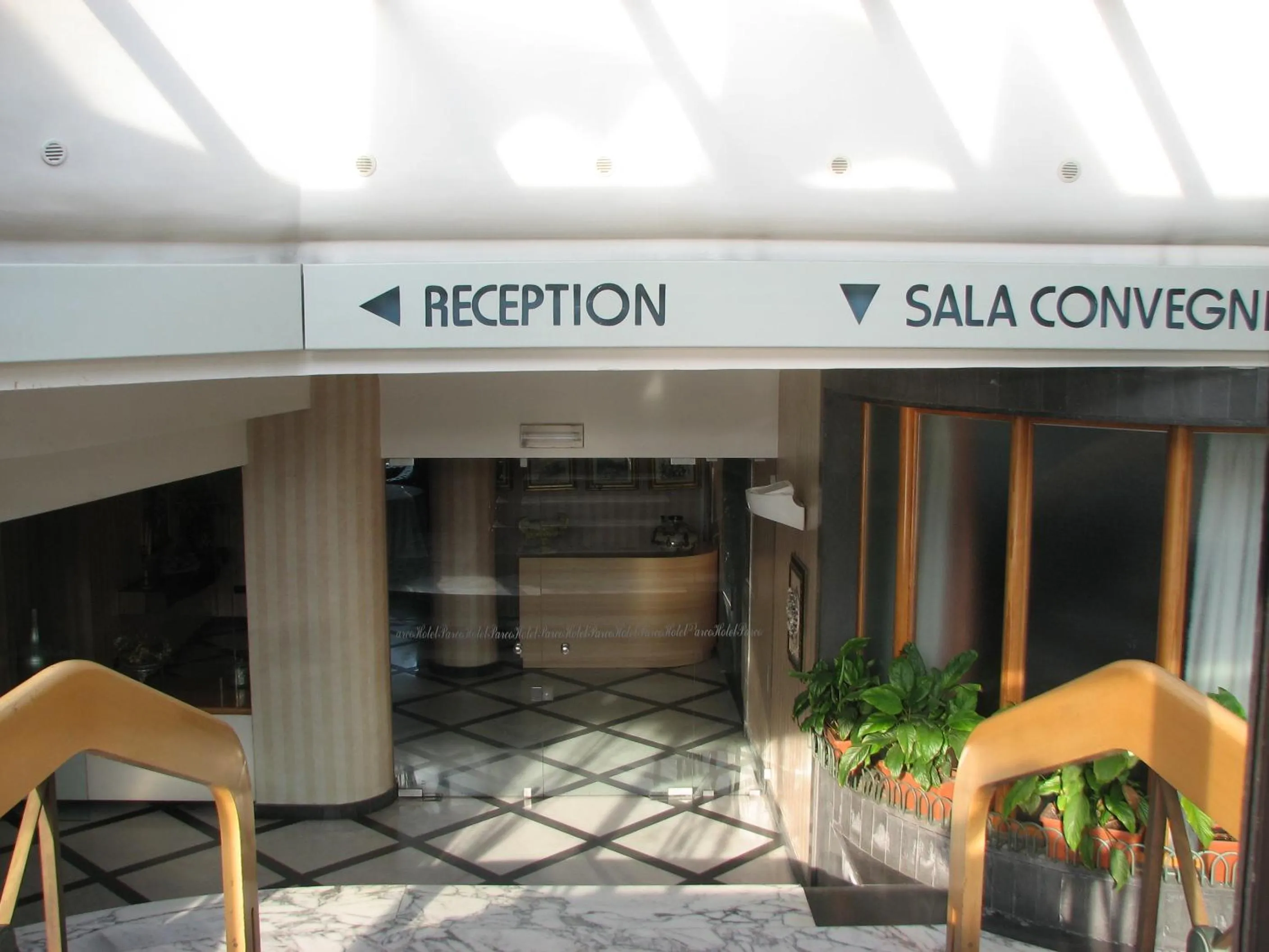 Facade/entrance in Hotel Parco