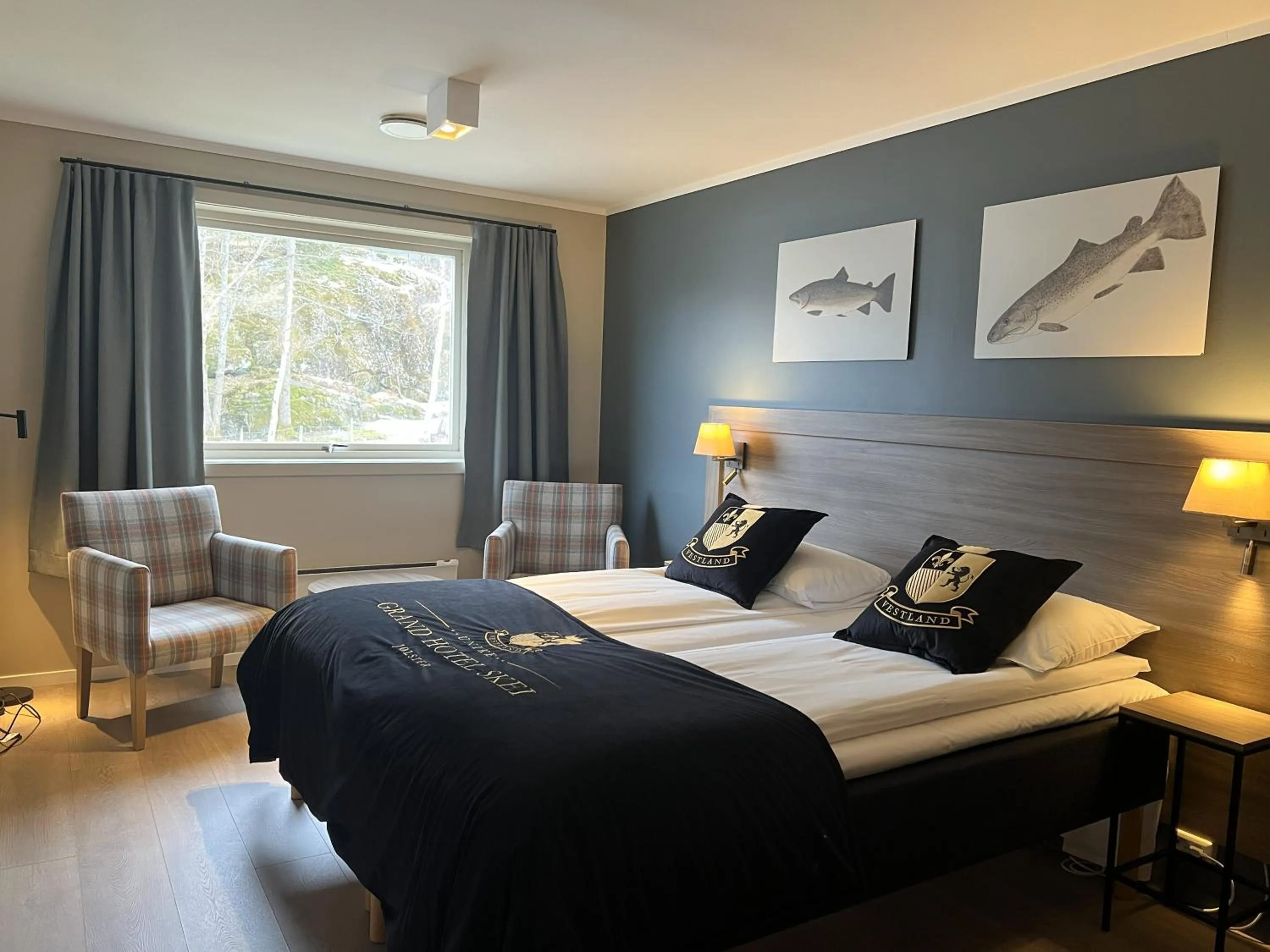 Bed in Grand Hotel Skei - Unike Hoteller