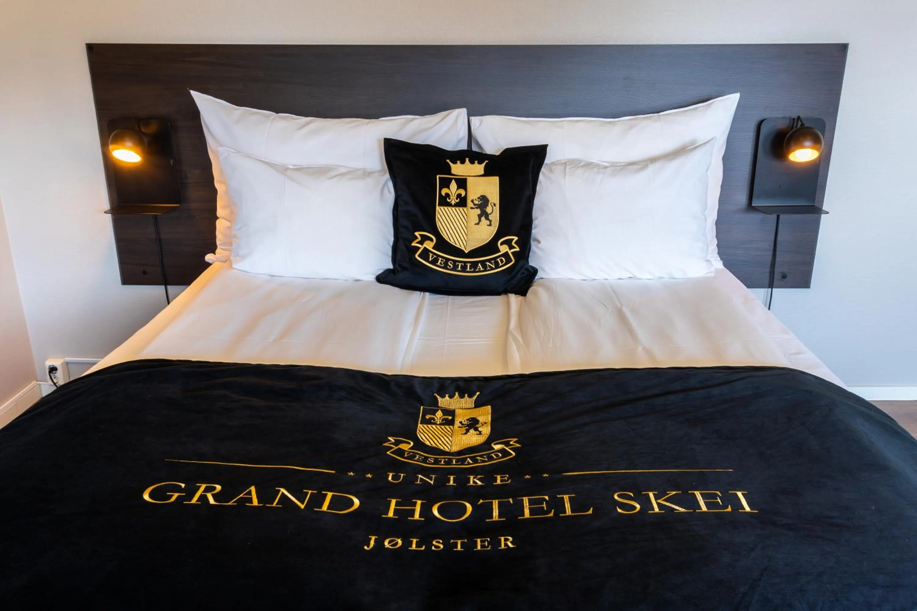 Bed in Grand Hotel Skei - Unike Hoteller