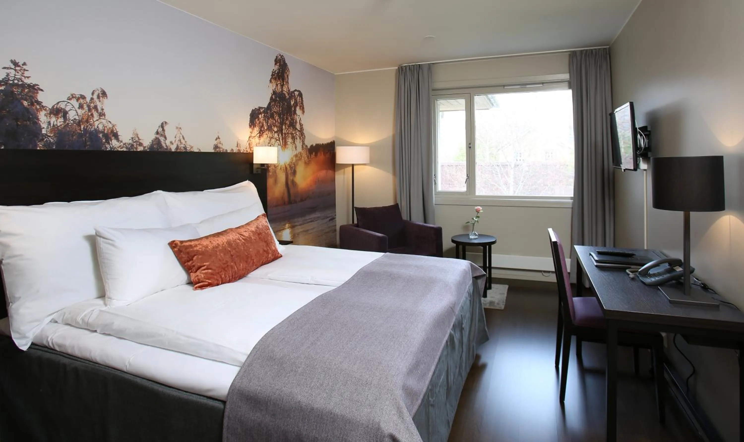 Bed in Grand Hotel Skei - Unike Hoteller