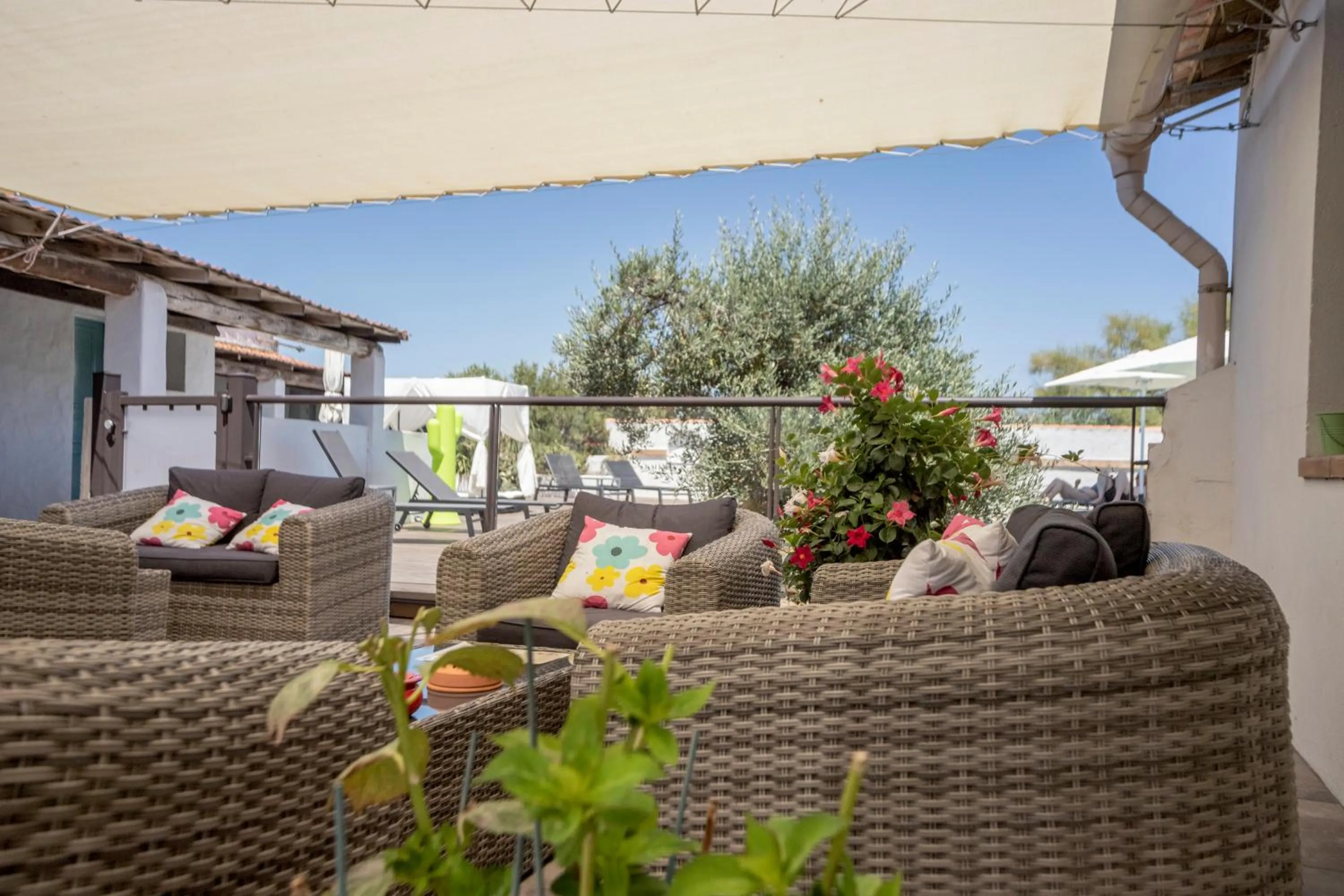 Living room in Hôtel La Palunette