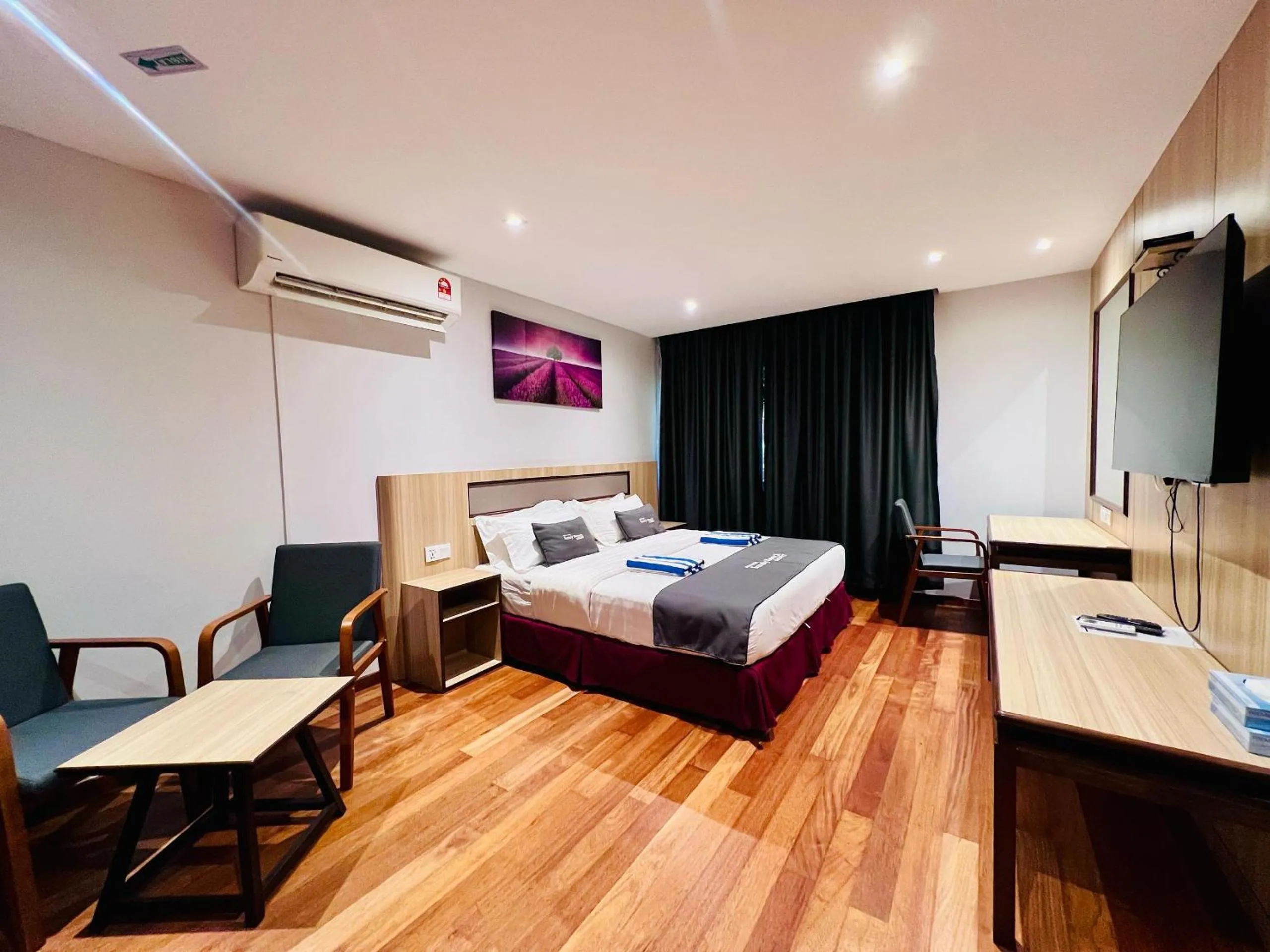 Property building, Bed in Pangkor Sandy Beach Resort