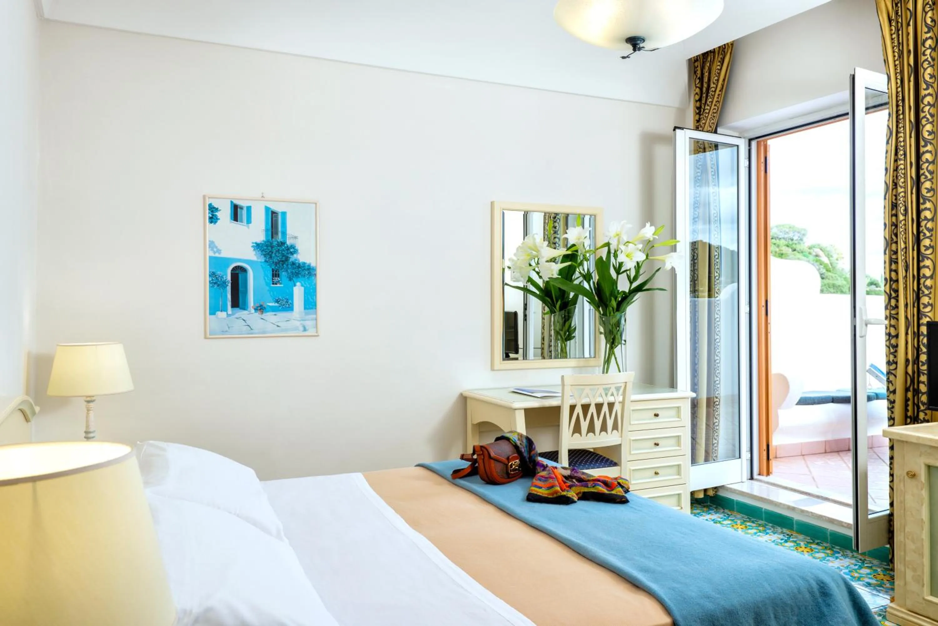 Bed in Hotel San Lorenzo Thermal Spa