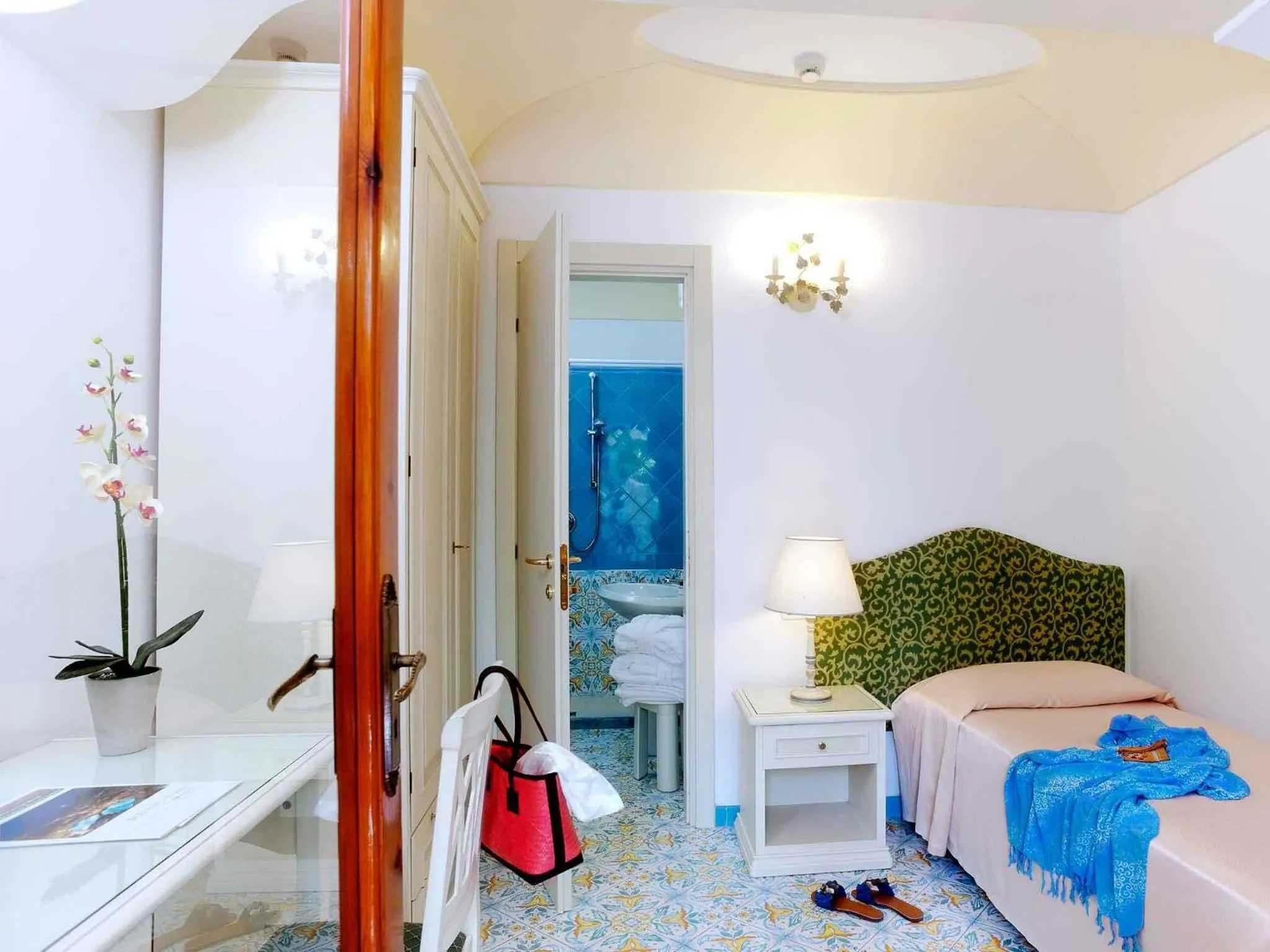 Bed in Hotel San Lorenzo Thermal Spa