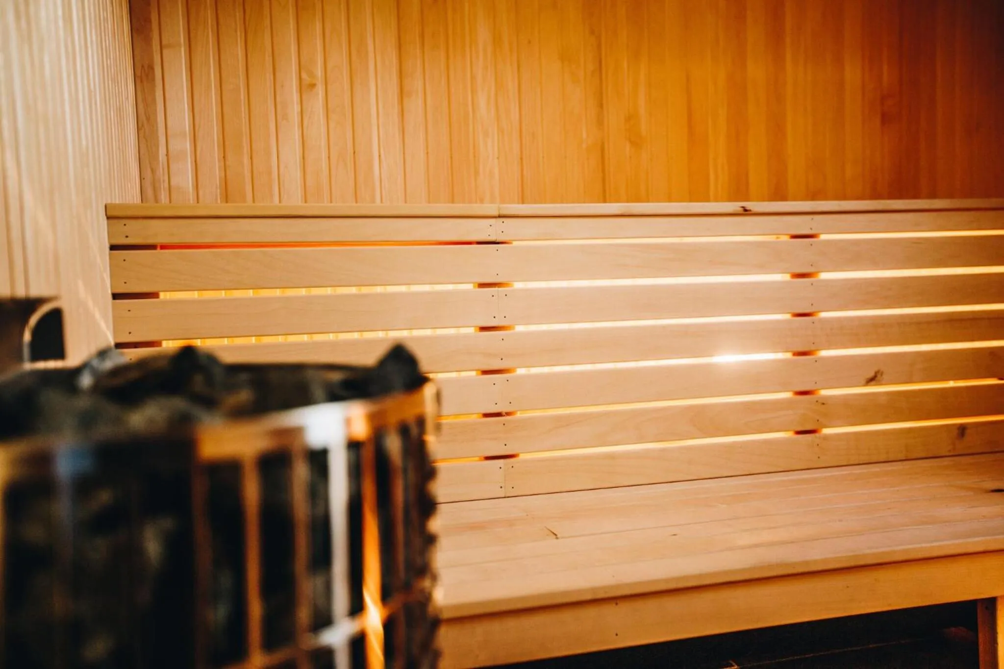 Sauna in Bjørnfjell Mountain Lodge