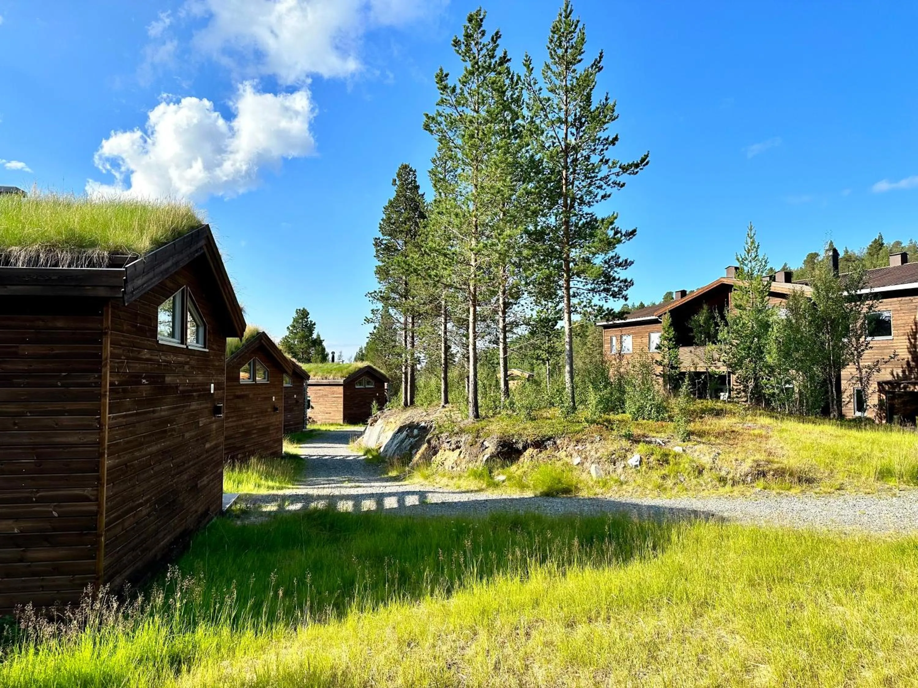 Property building in Bjørnfjell Mountain Lodge