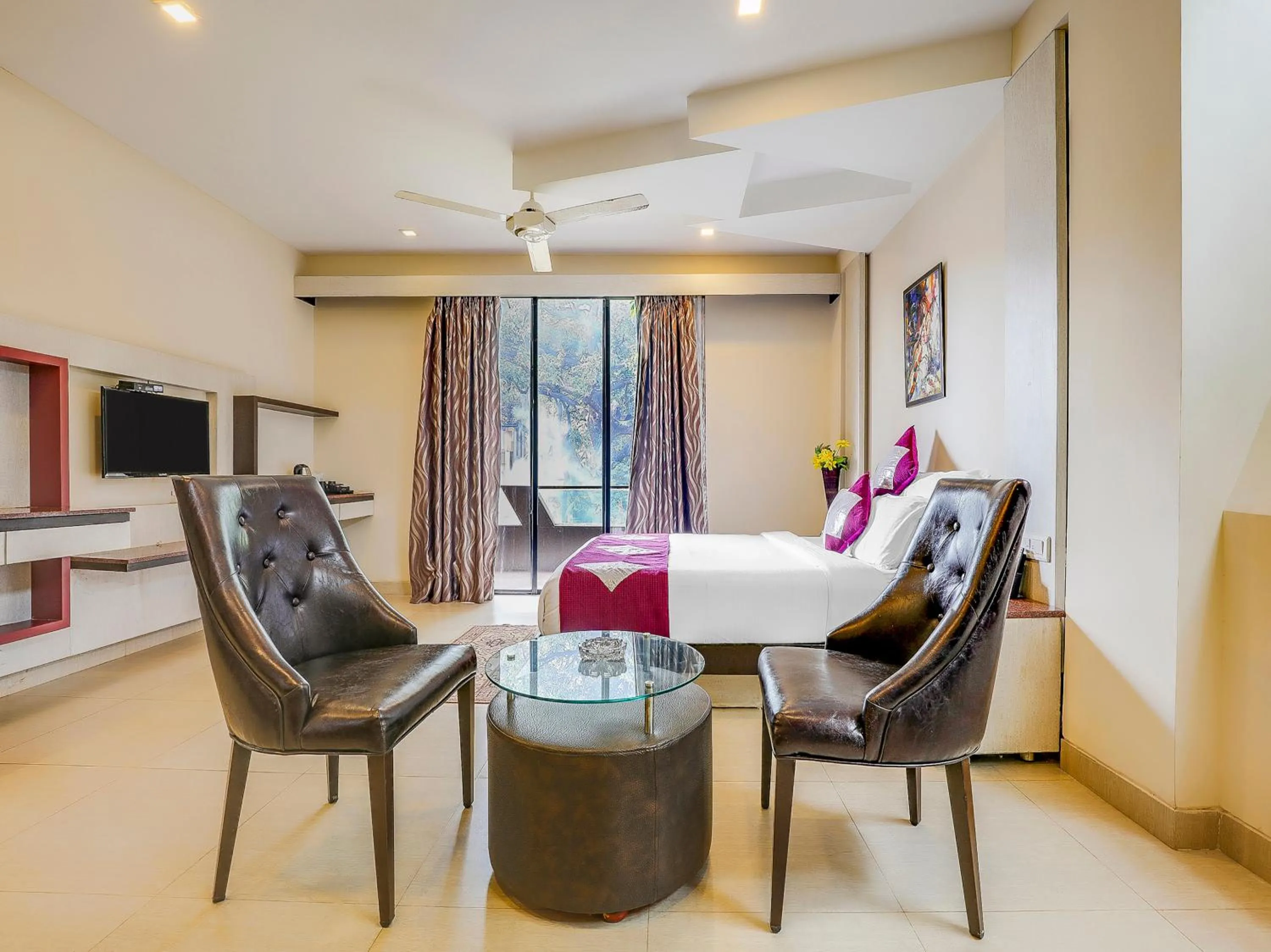Living room in Grandeur De Sanchi- Luxury Beach Resort & Spa