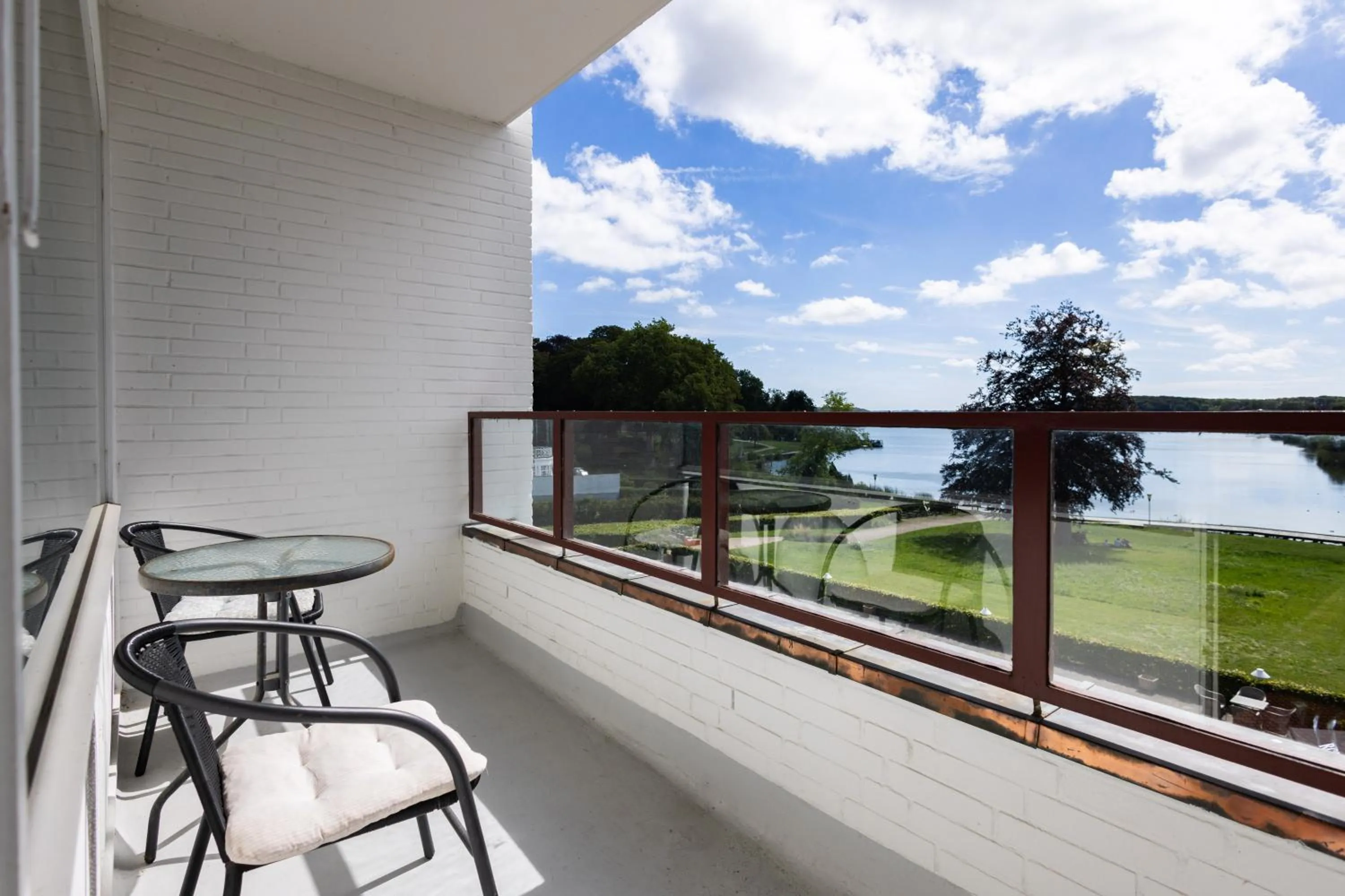 Balcony/Terrace in Milling Hotel Søpark