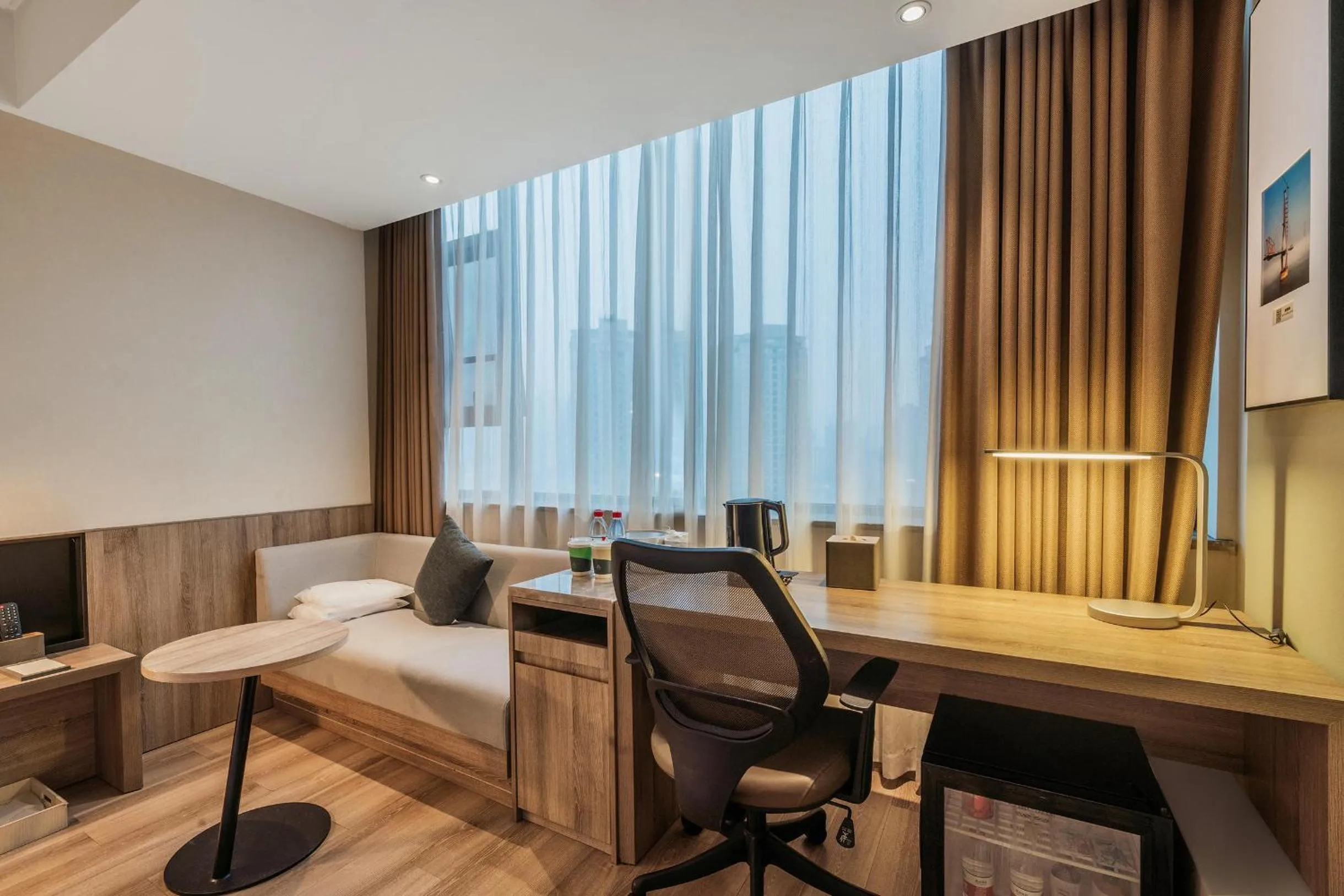 Seating area in Atour Hotel Chongqing Jiefangbei