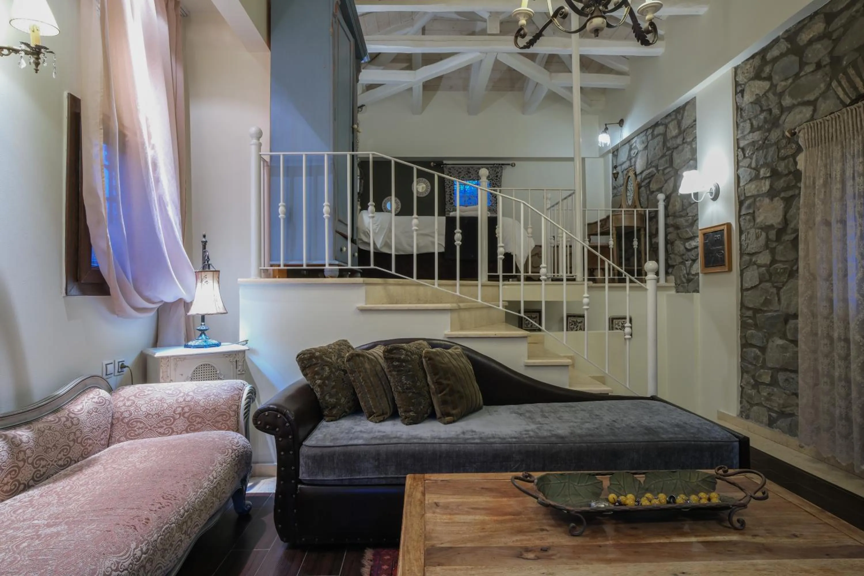 Seating area in Pindos Resort