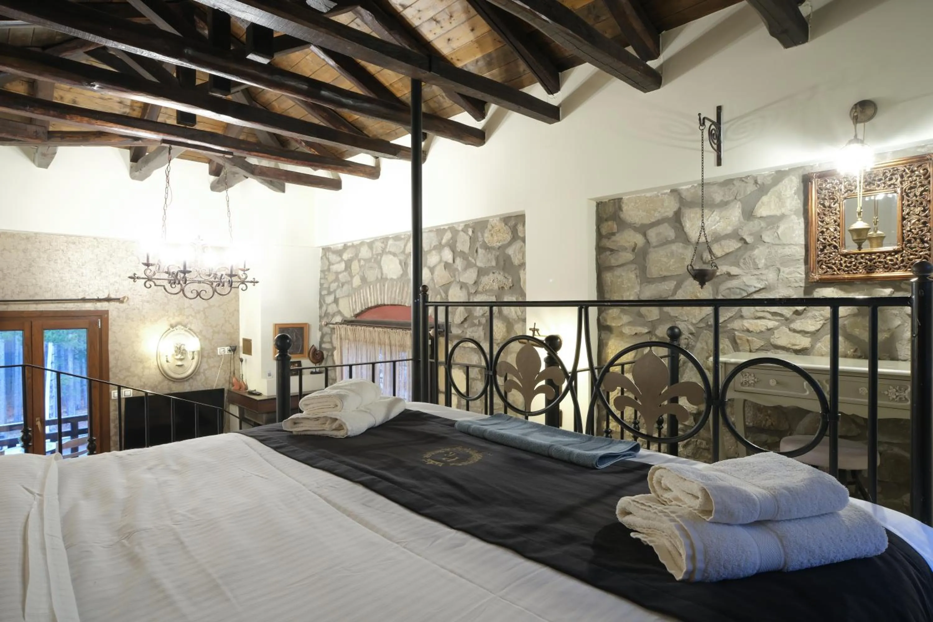 Bed in Pindos Resort