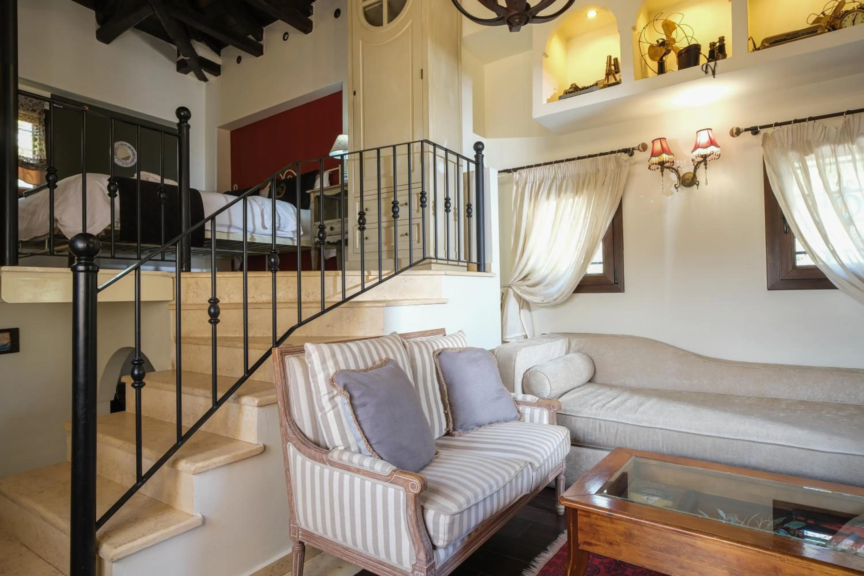 Seating area in Pindos Resort