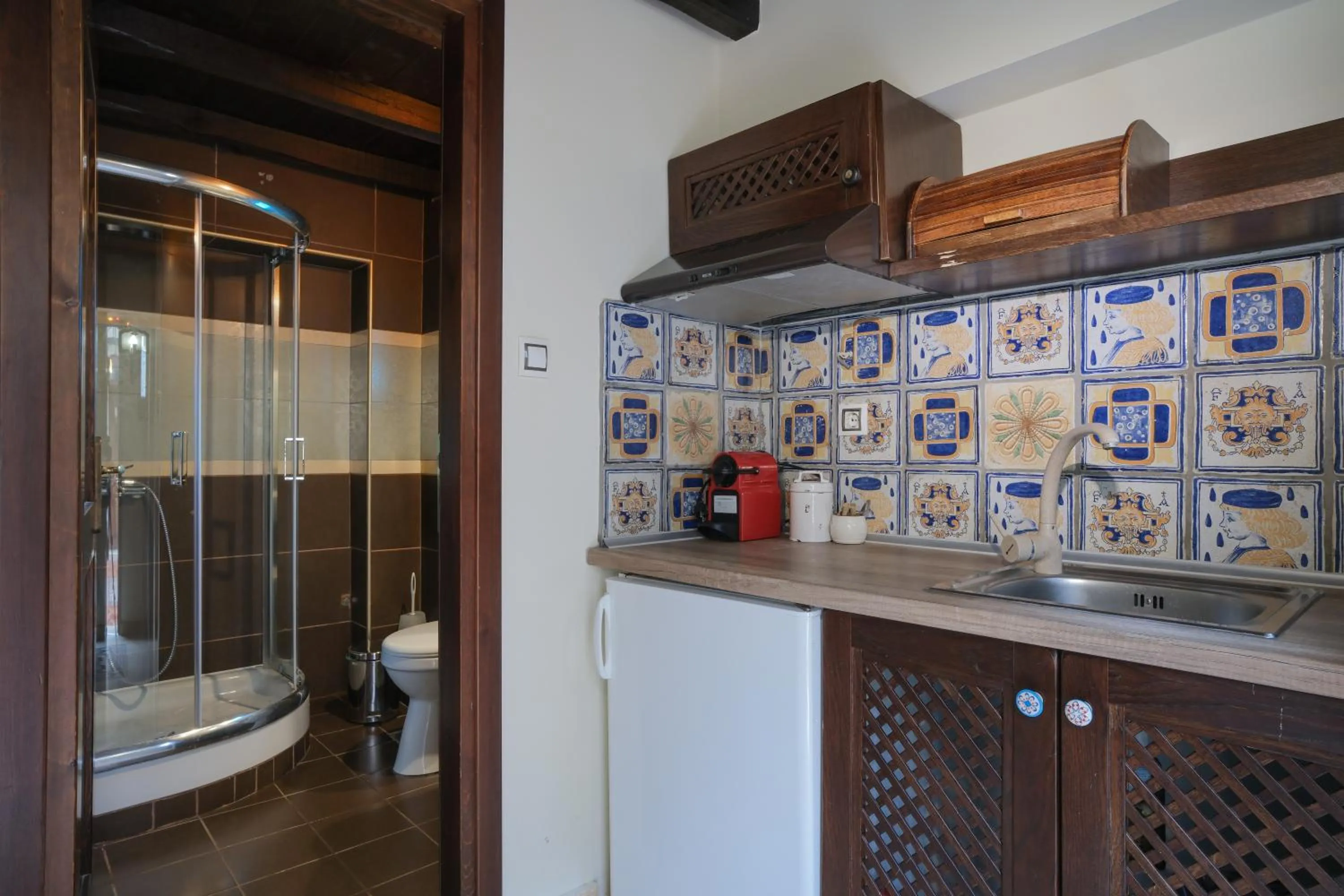 Kitchen or kitchenette in Pindos Resort