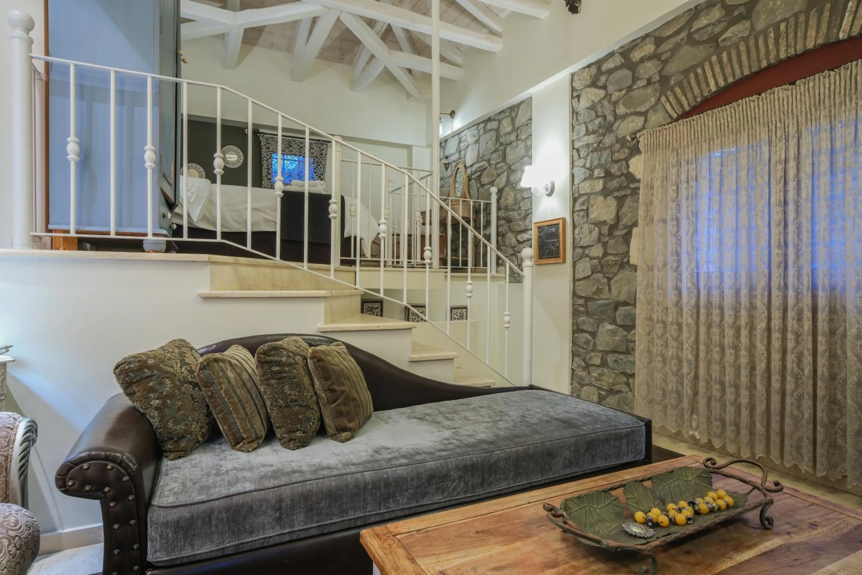 Seating area in Pindos Resort