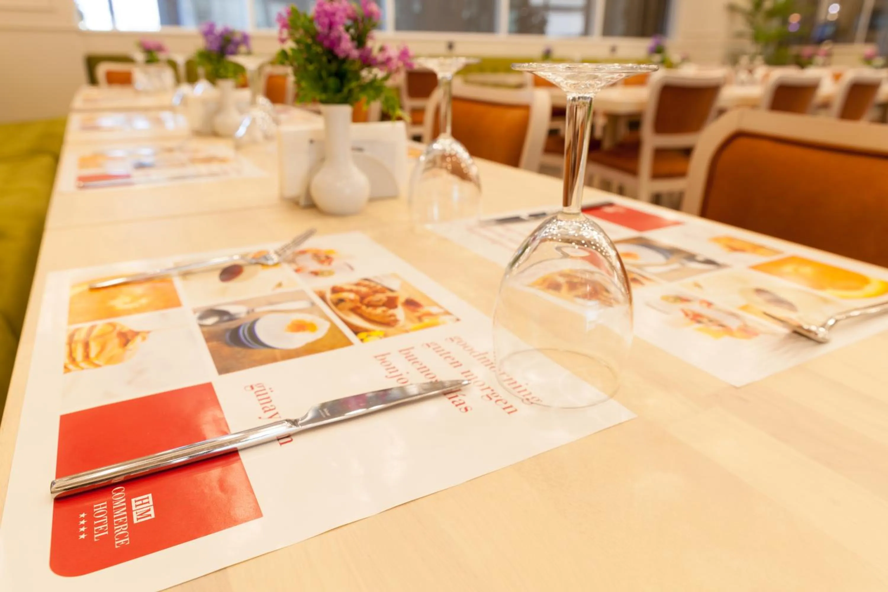 Restaurant/places to eat in Hm Commerce Hotel