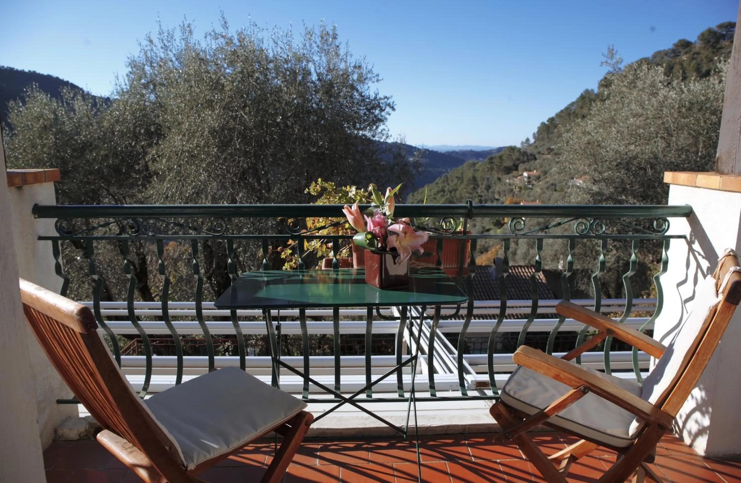 Balcony/Terrace in Auberge De La Madone