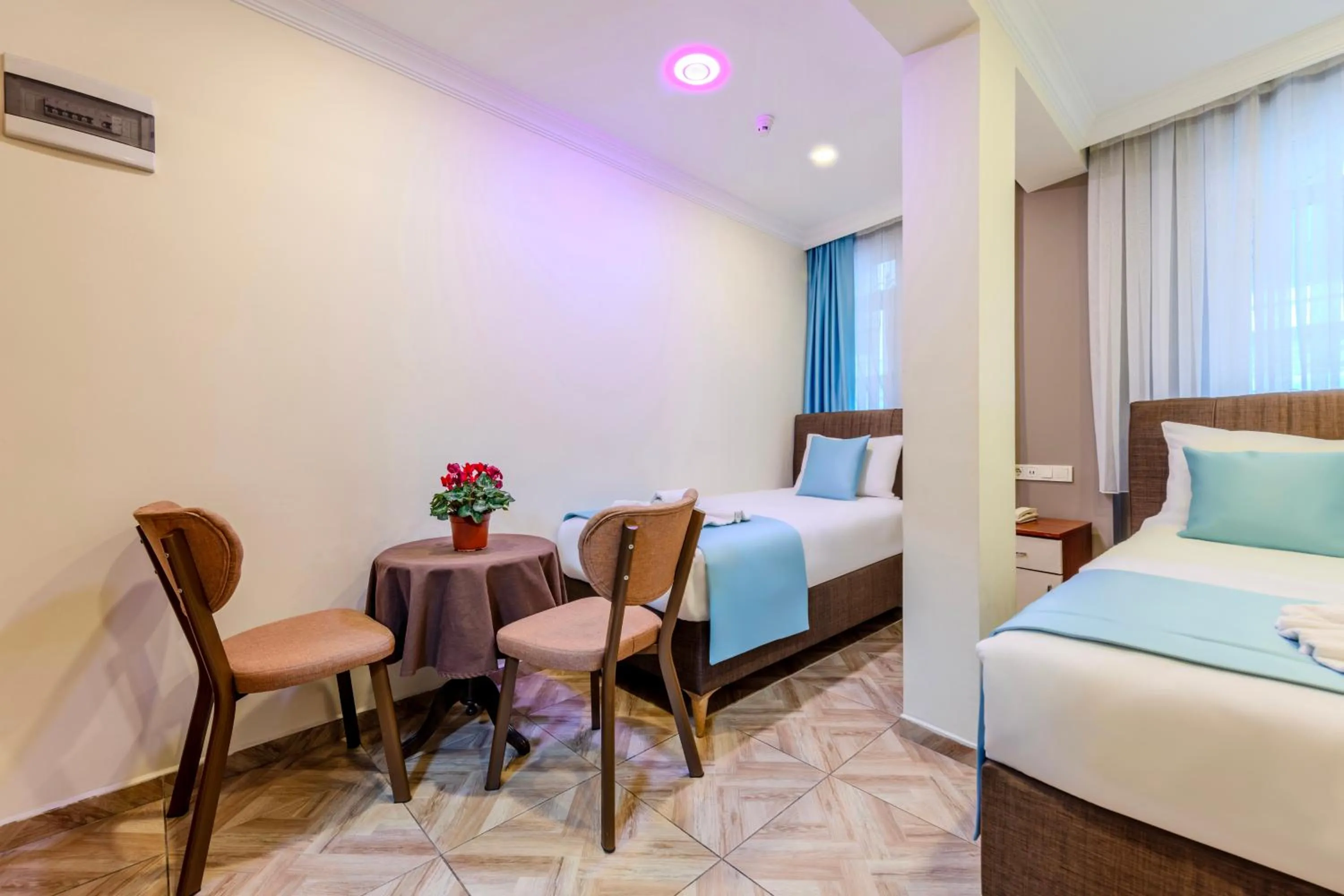 Bed in Hotel Silviya