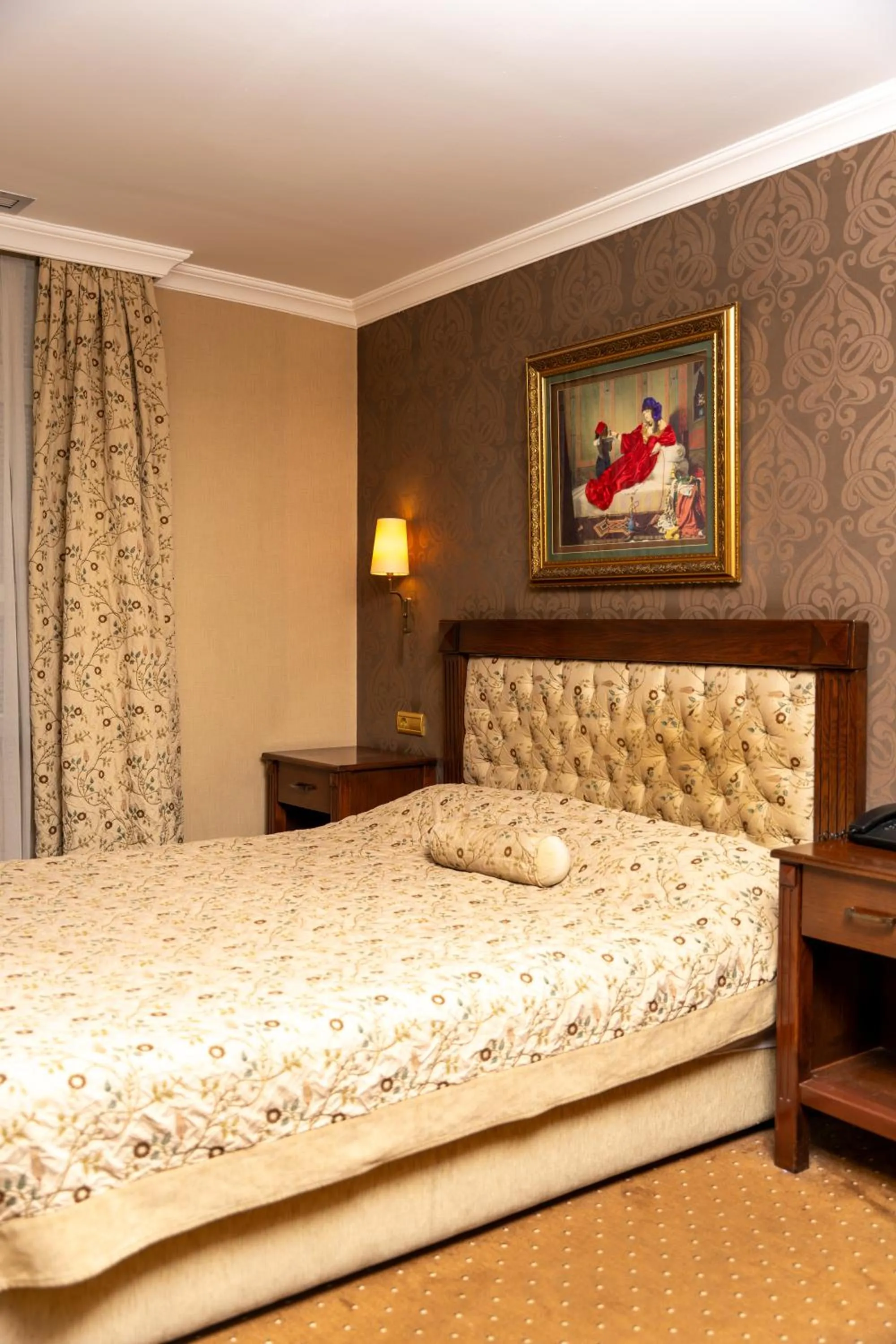 Bed in Akgun Hotel Beyazit