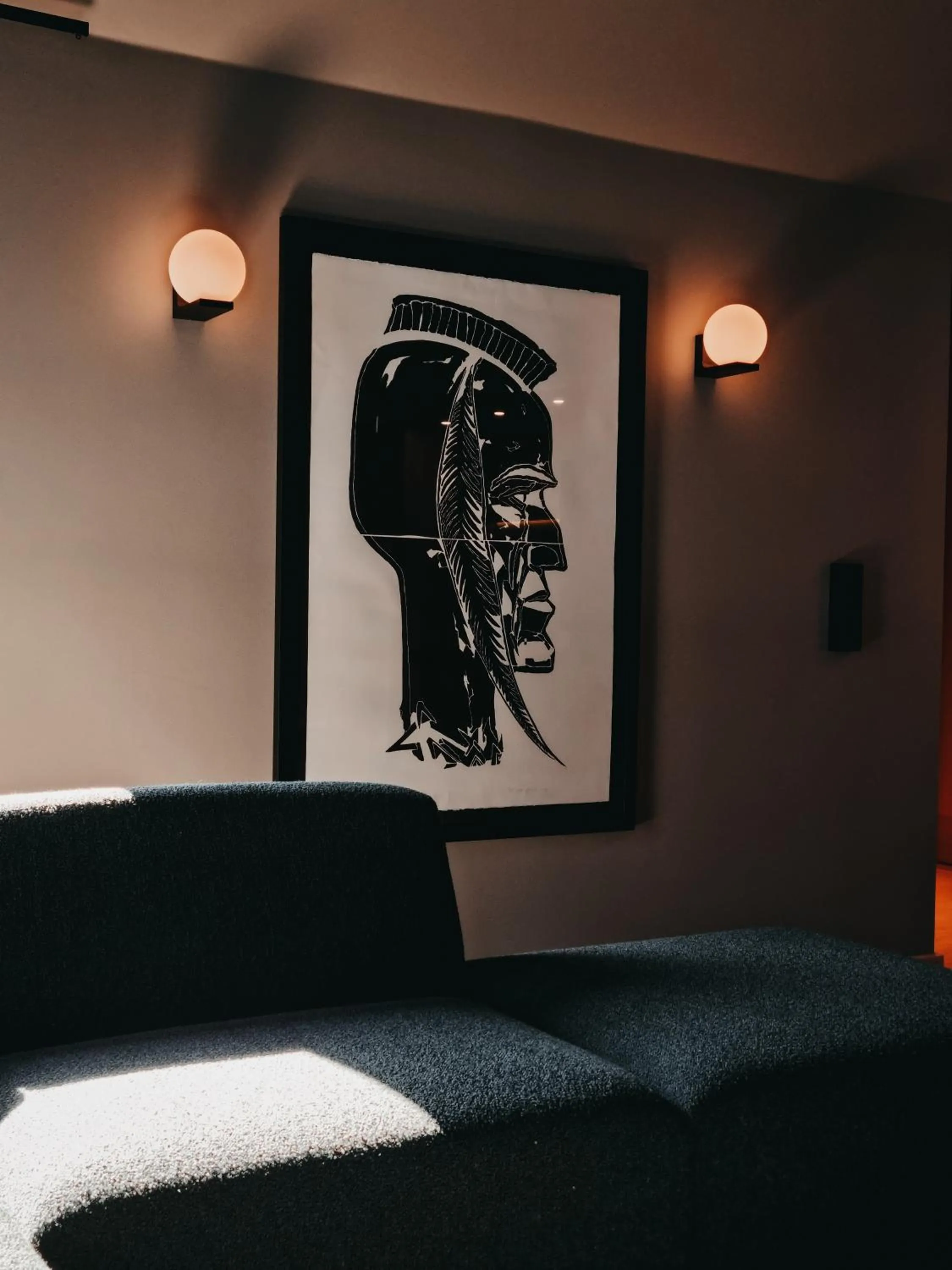 Living room in Hotel Noreg