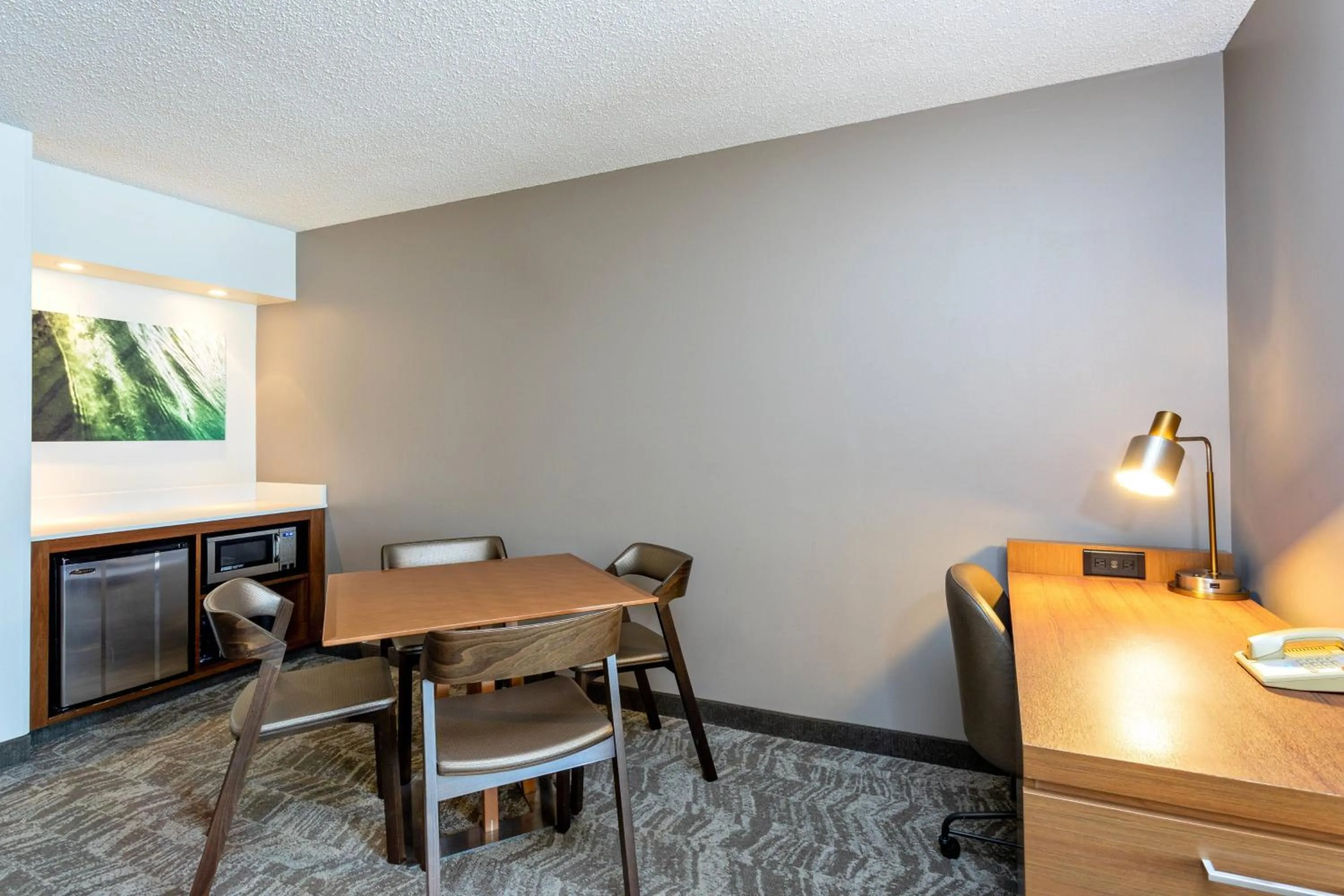 Kitchen or kitchenette in SpringHill Suites by Marriott Miami Airport South Blue Lagoon Area