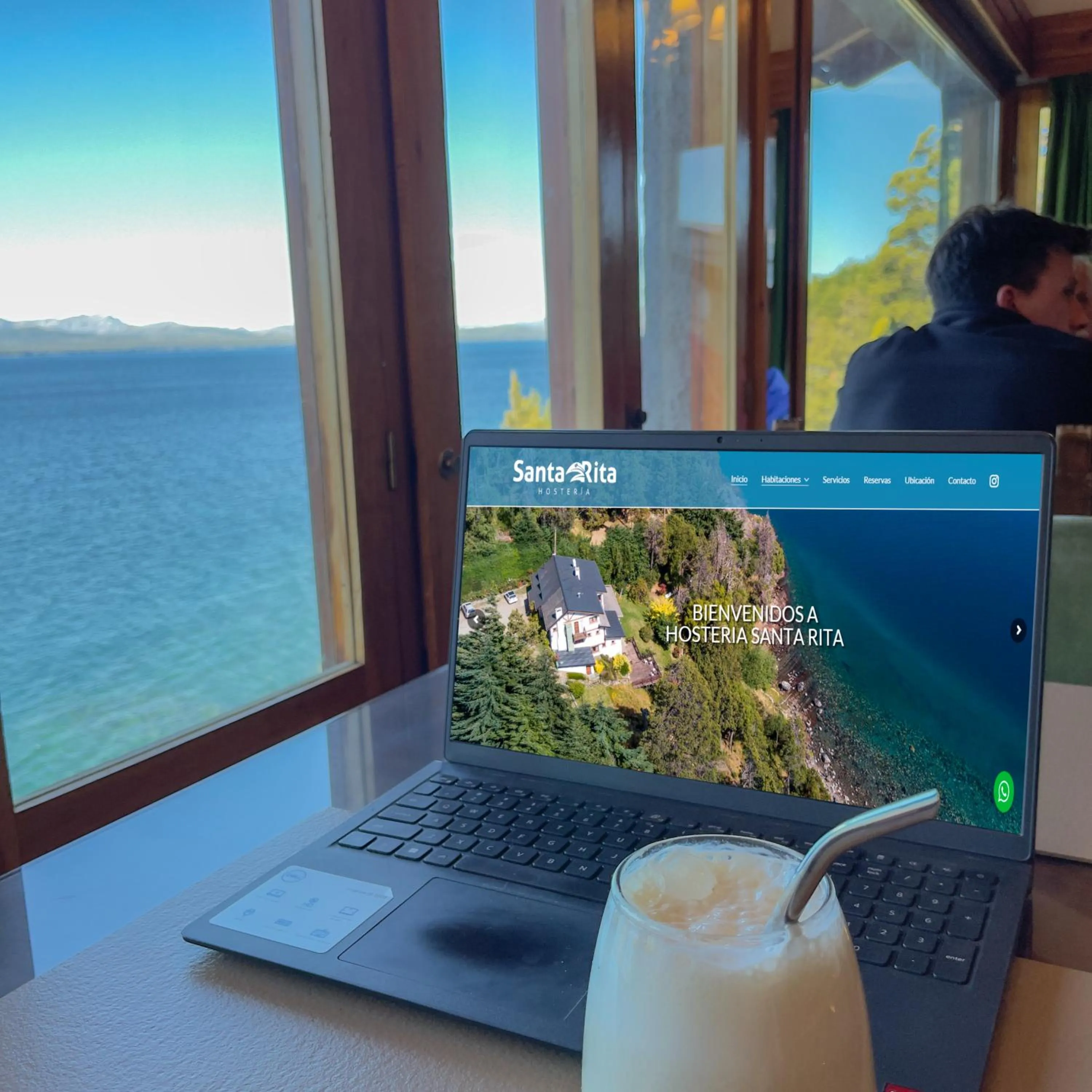 Living room in Hosteria Santa Rita