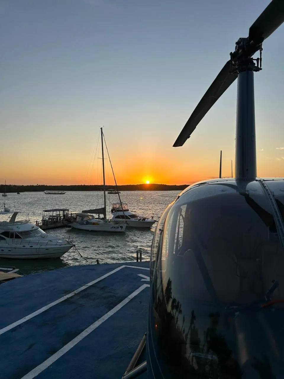 Sunset in Hotel Marina Quinta do Porto