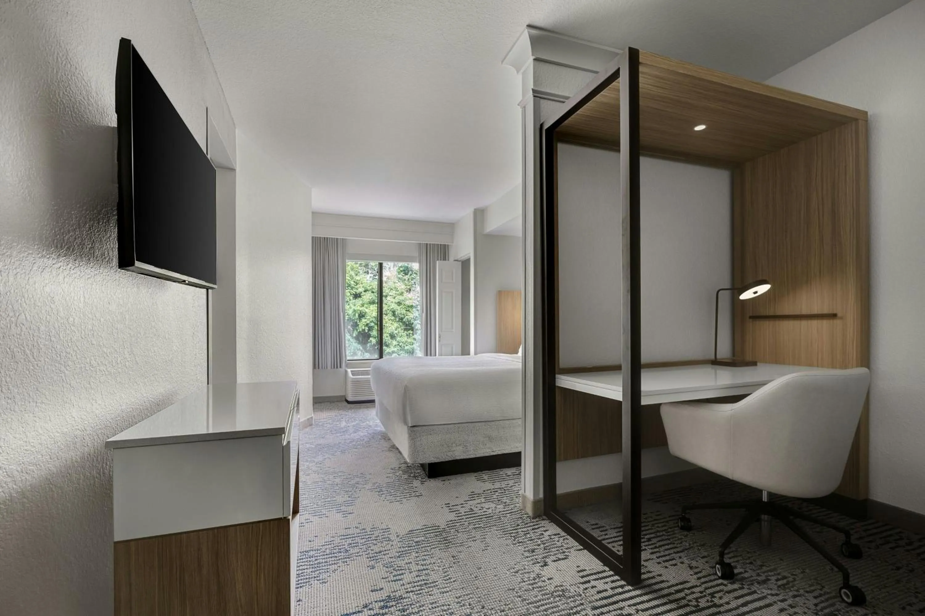 Bedroom, Bed in SpringHill Suites by Marriott Jacksonville North I-95 Area