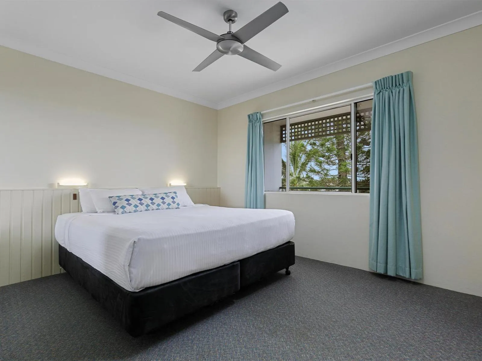 Bed in K'gari Beach Resort