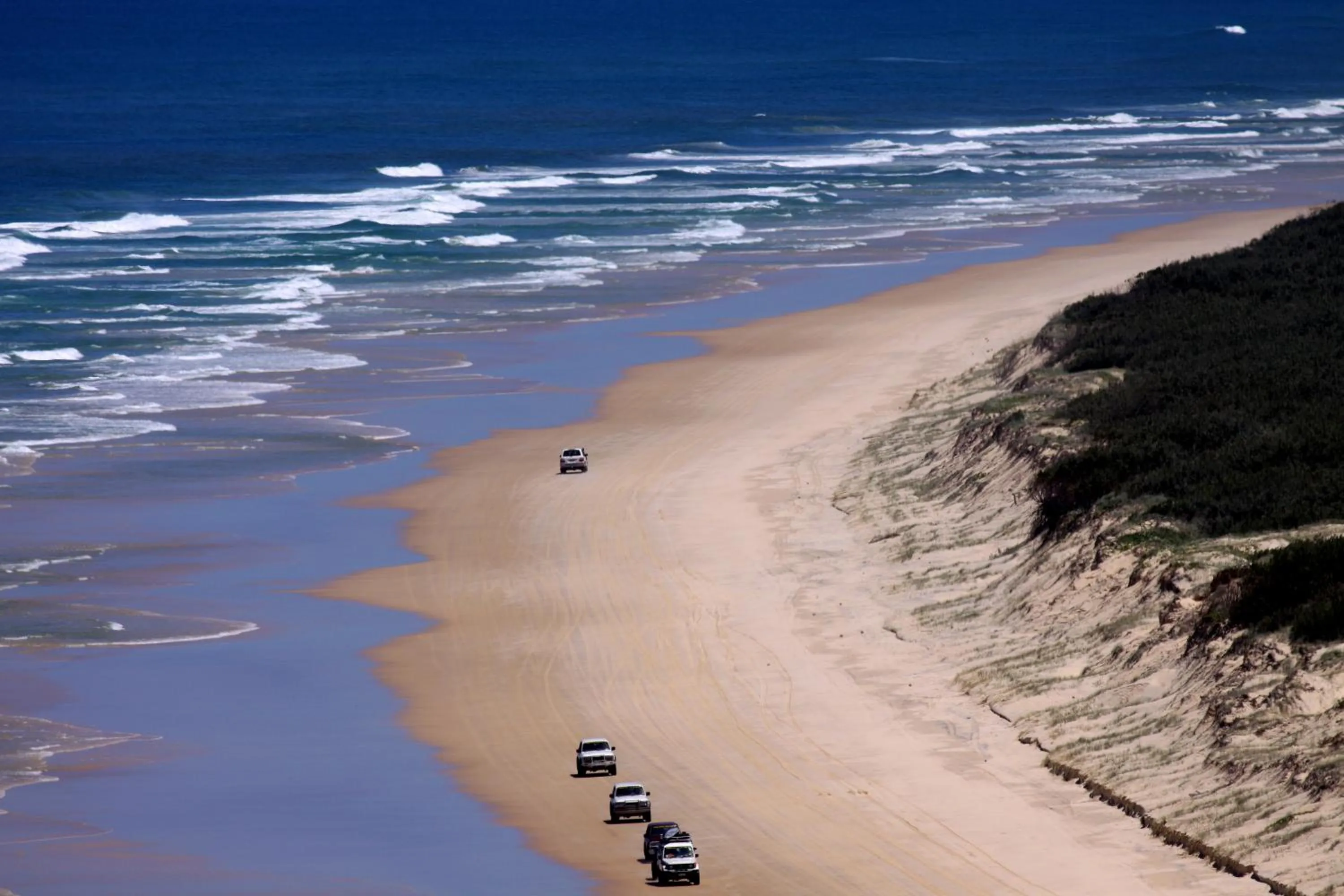Beach in K'gari Beach Resort