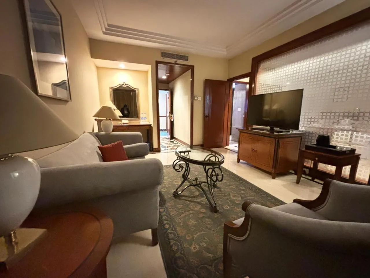 Living room in The Hans, New Delhi