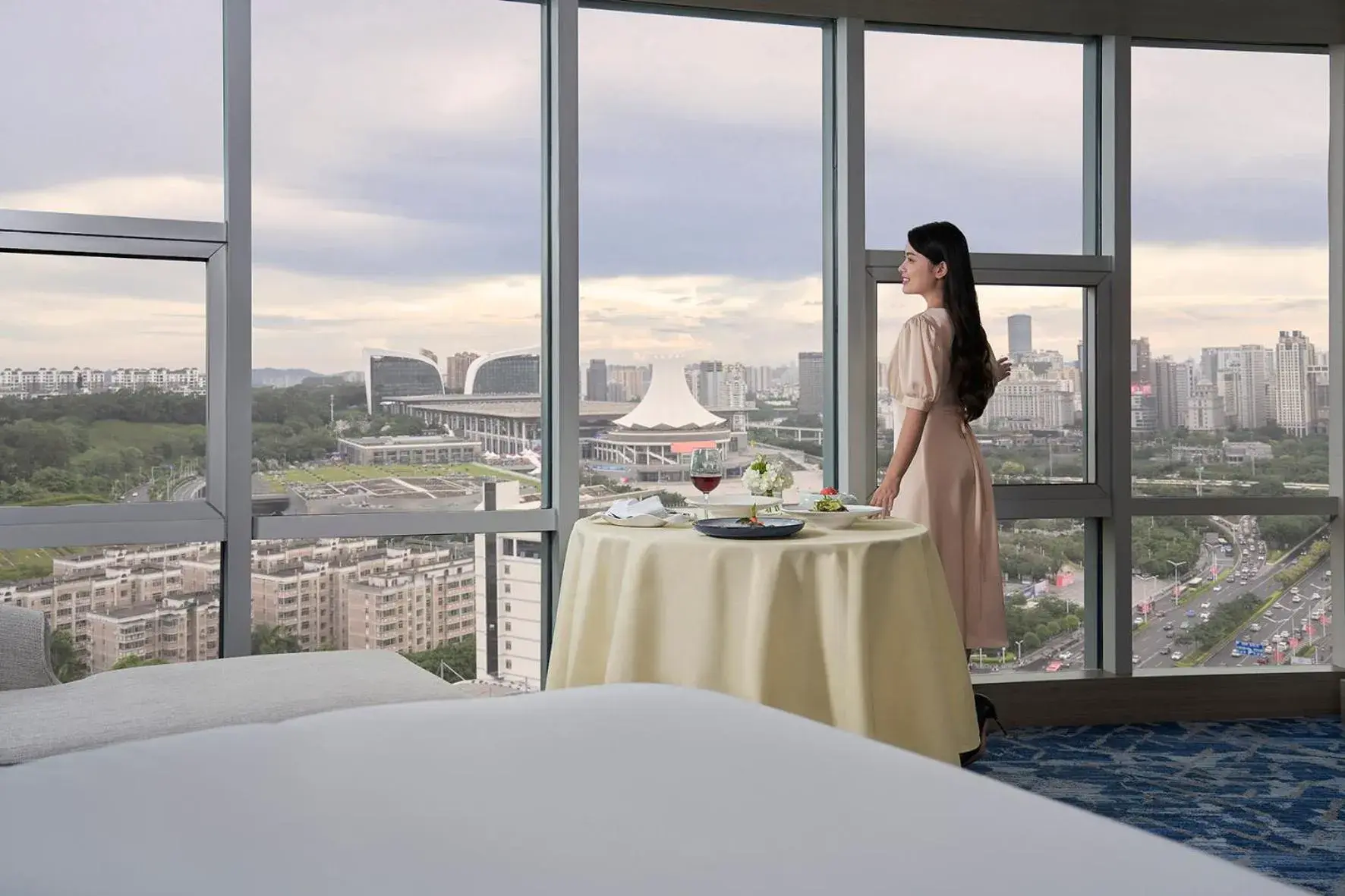 Executive Superior King Room with Club Benefit in Nanning Marriott Hotel Executive Superior King Room with Club Benefit in Nanning Marriott Hotel