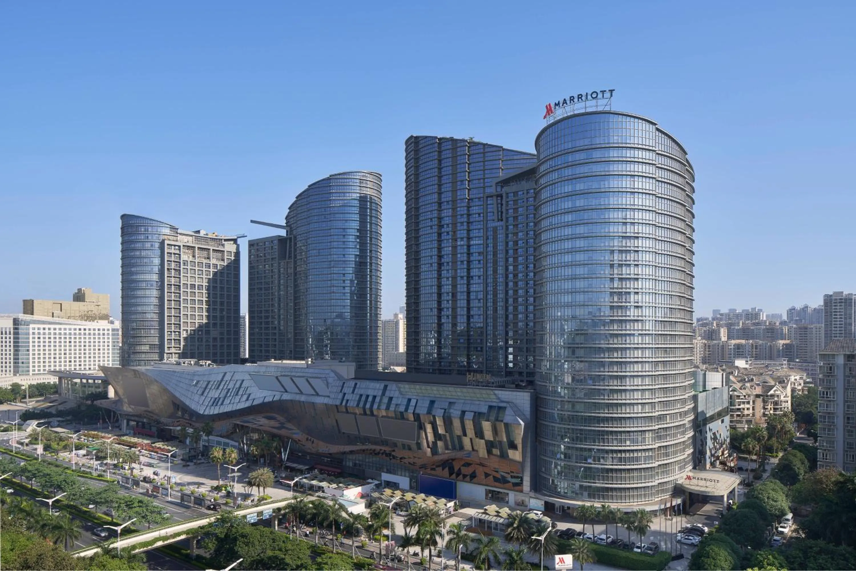 Property building in Nanning Marriott Hotel